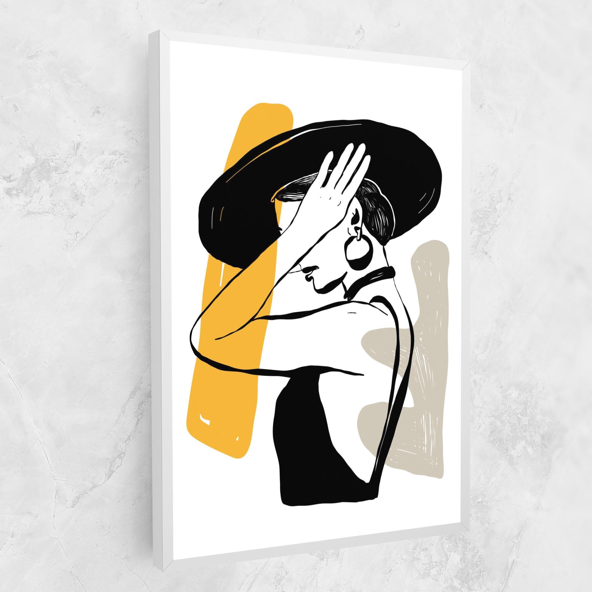 Obraz na Płótnie Big Earring mockup 1