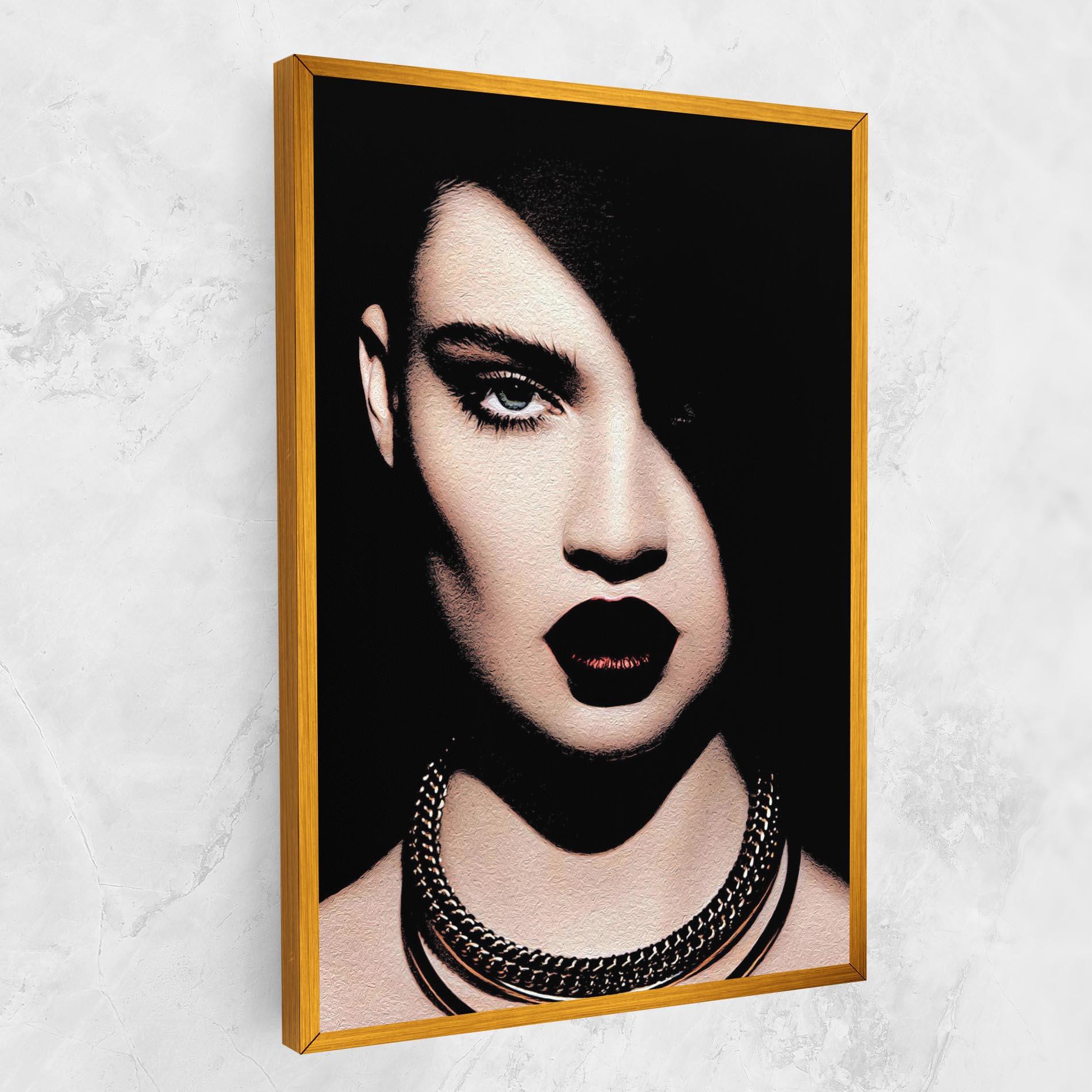 Obraz na Płótnie Gold Necklace mockup 1