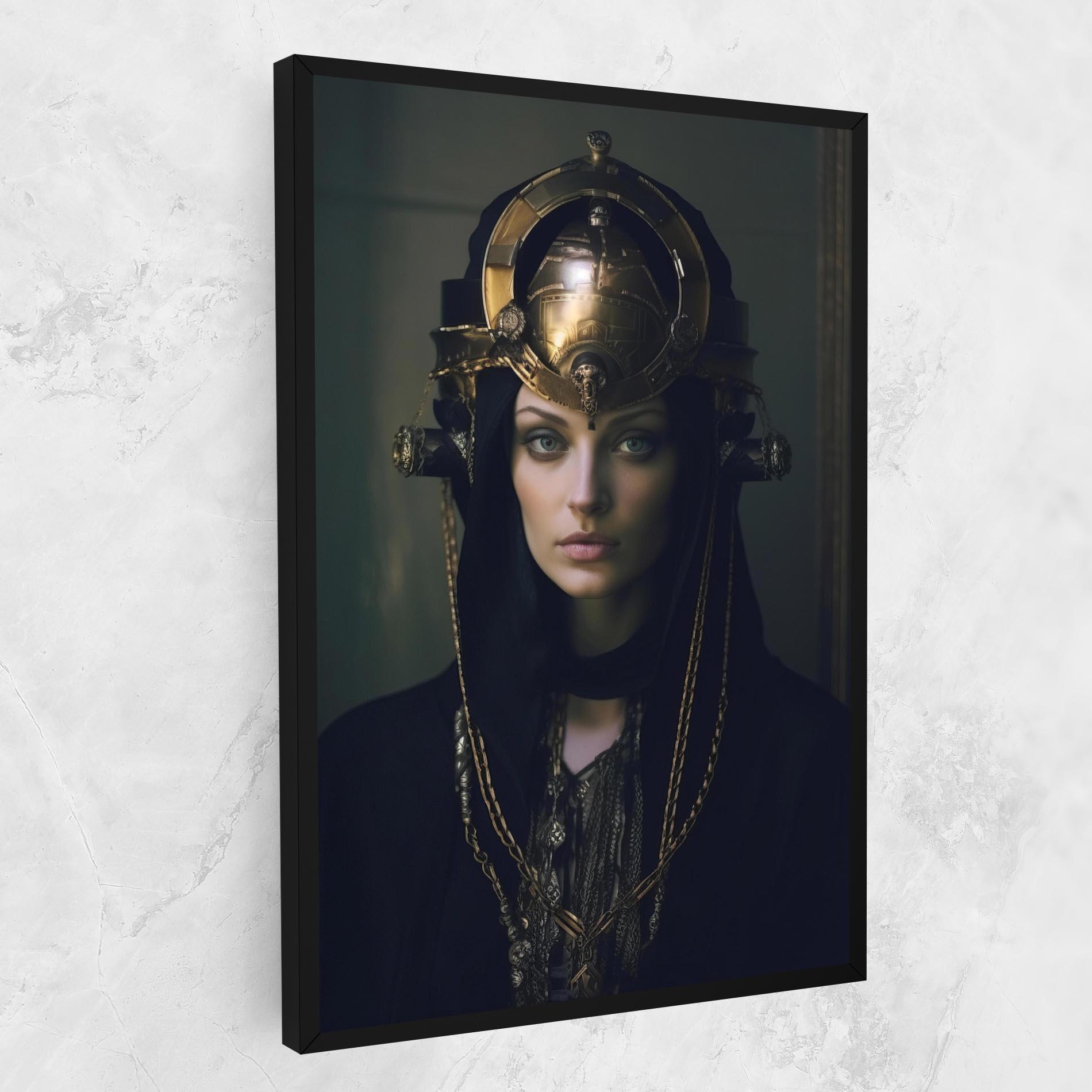 Obraz na Płótnie Gold Headpiece mockup 1