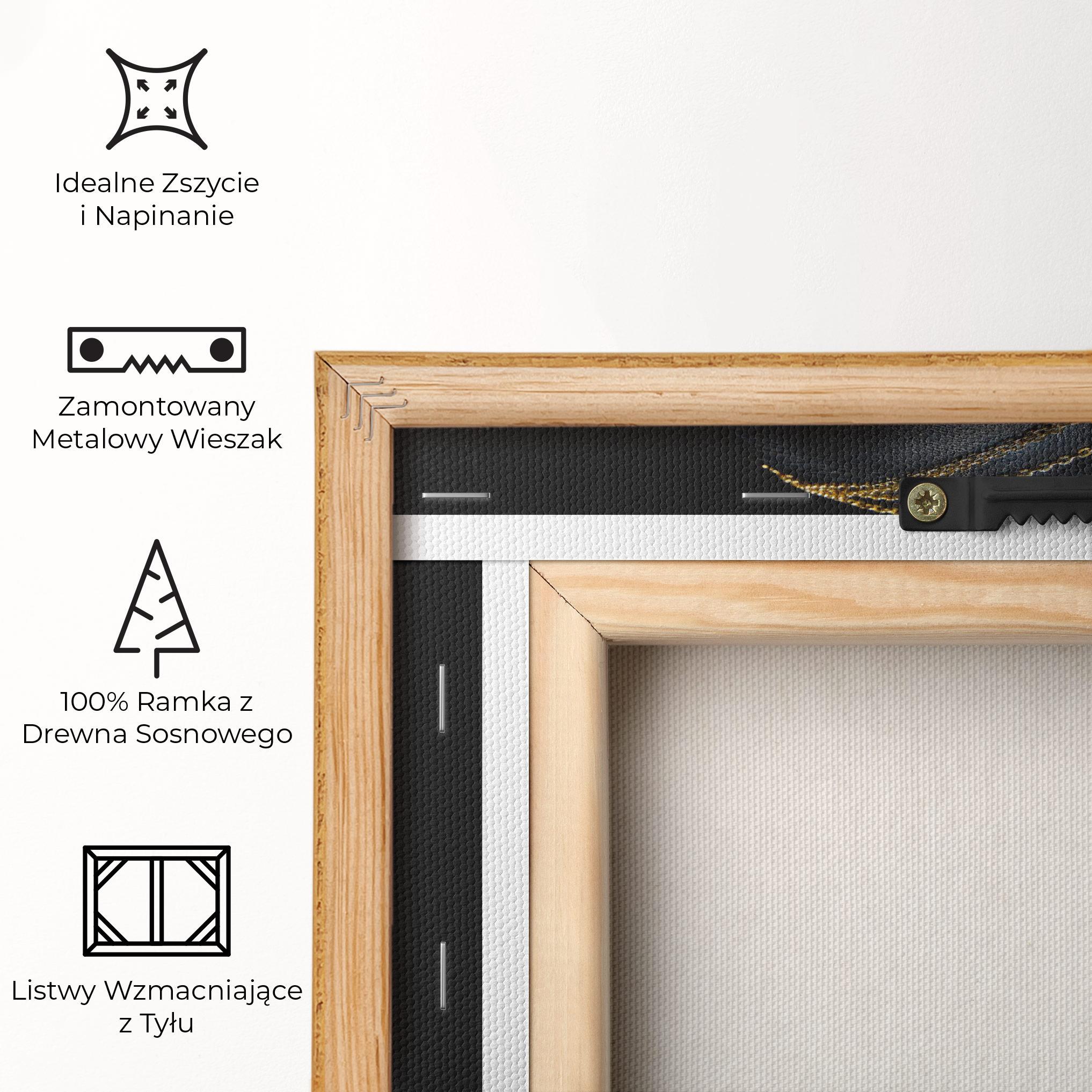 Obraz na Płótnie Beauty Gold mockup 5