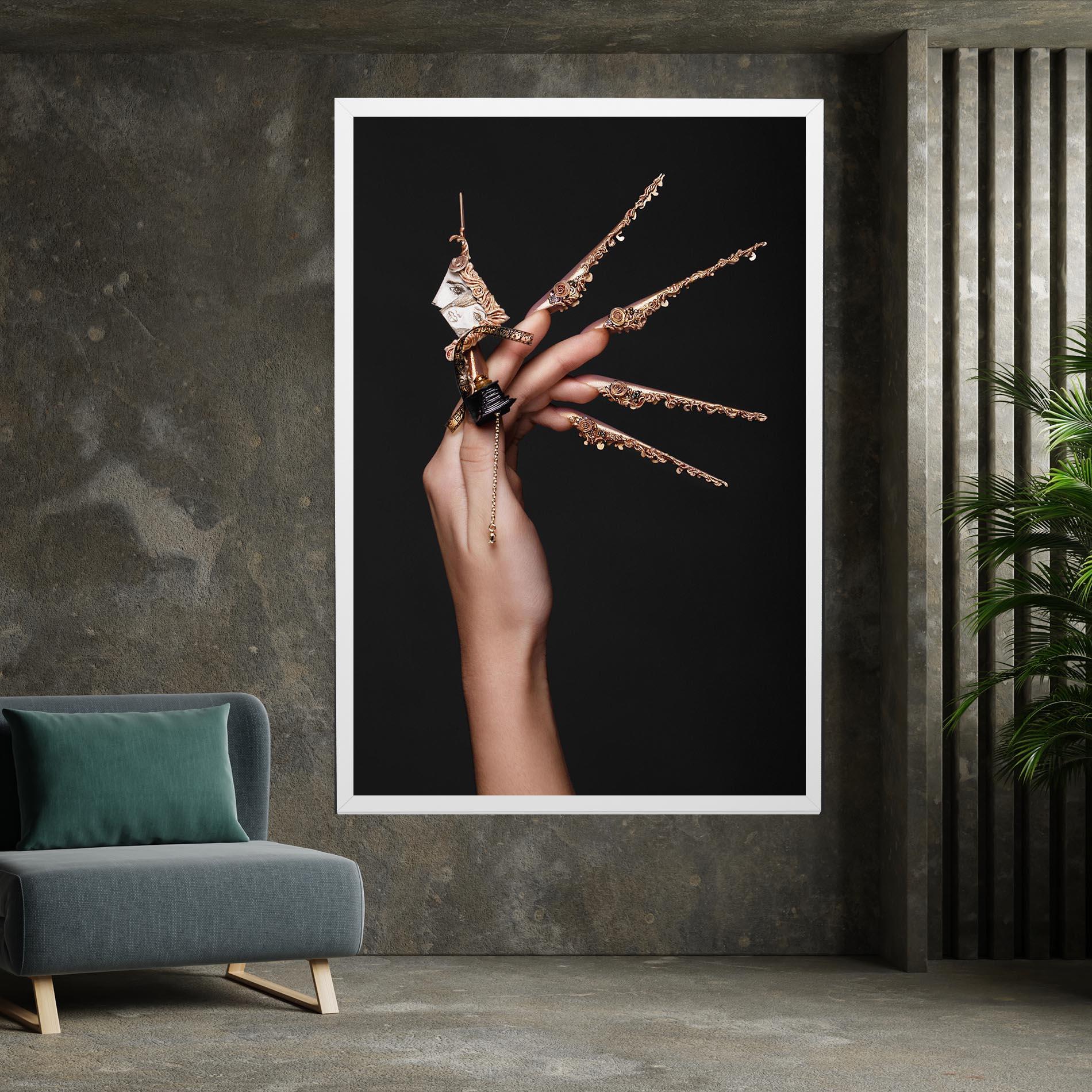 Obraz na Płótnie Creative Design Nails mockup 7