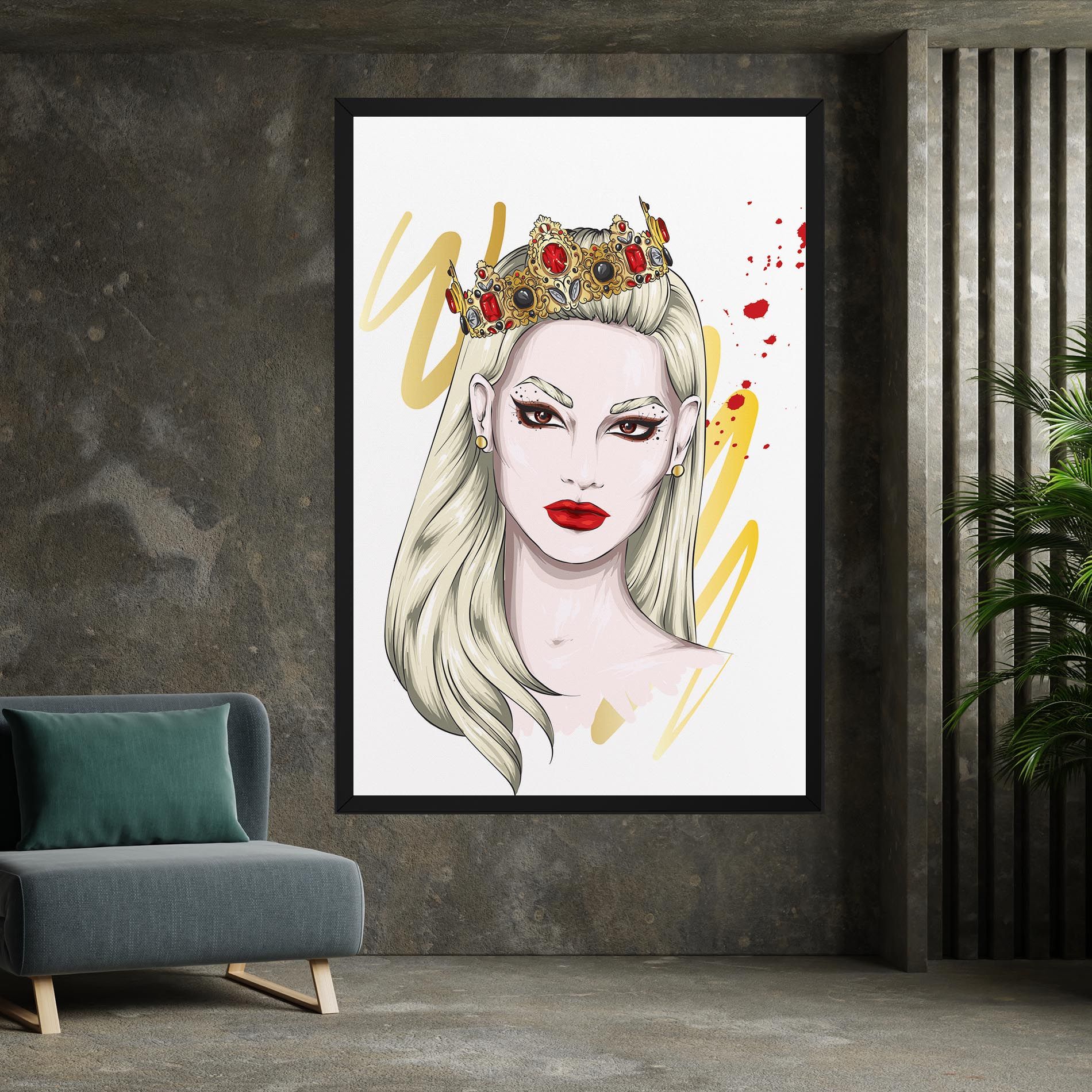 Gold Crown Woman mockup 7