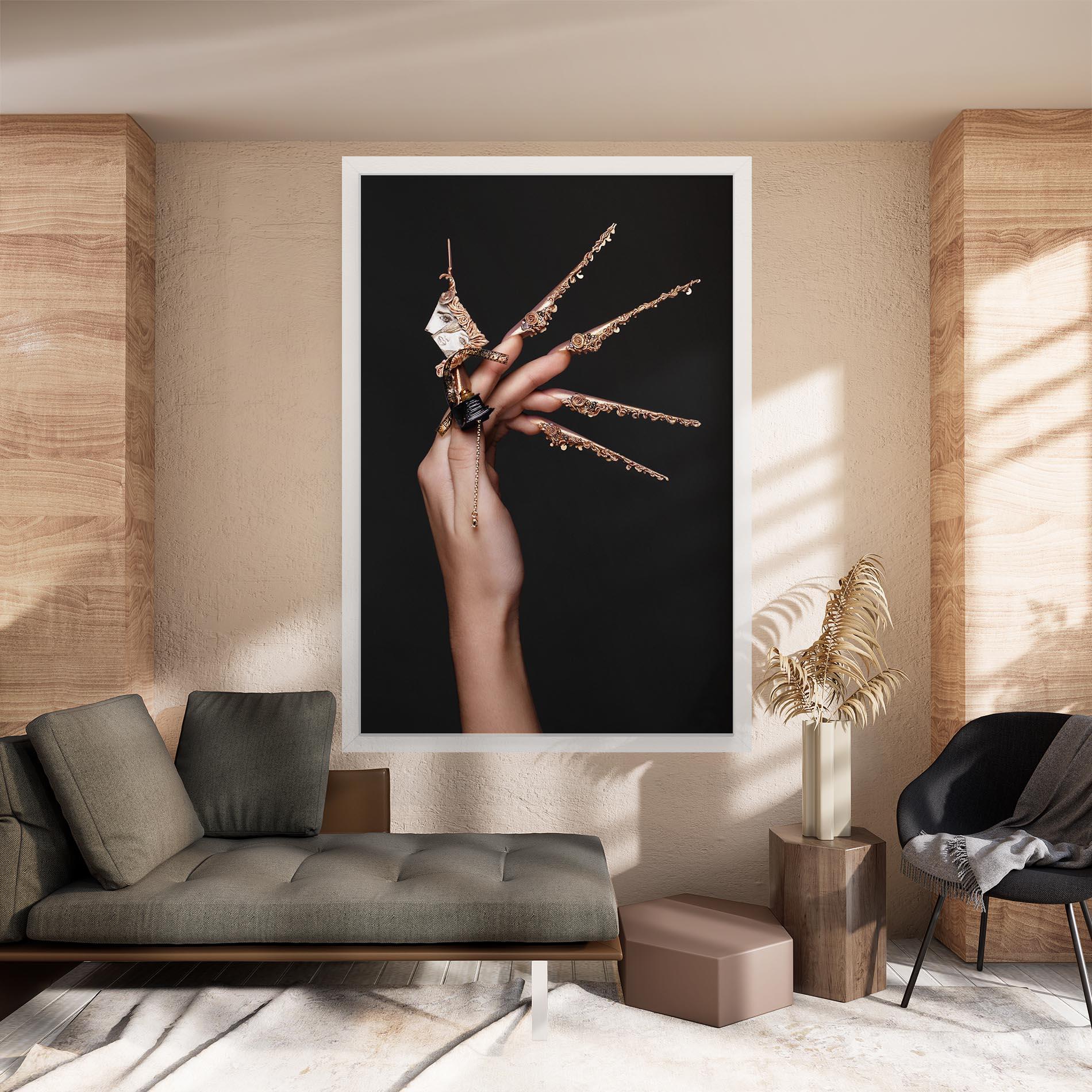 Obraz na Płótnie Creative Design Nails mockup 8