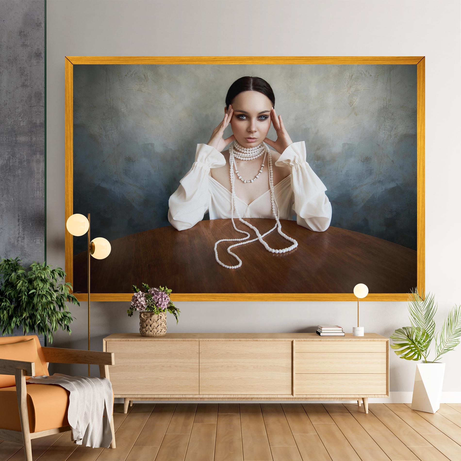 Obraz na Płótnie Boho Clothing Necklace mockup 9