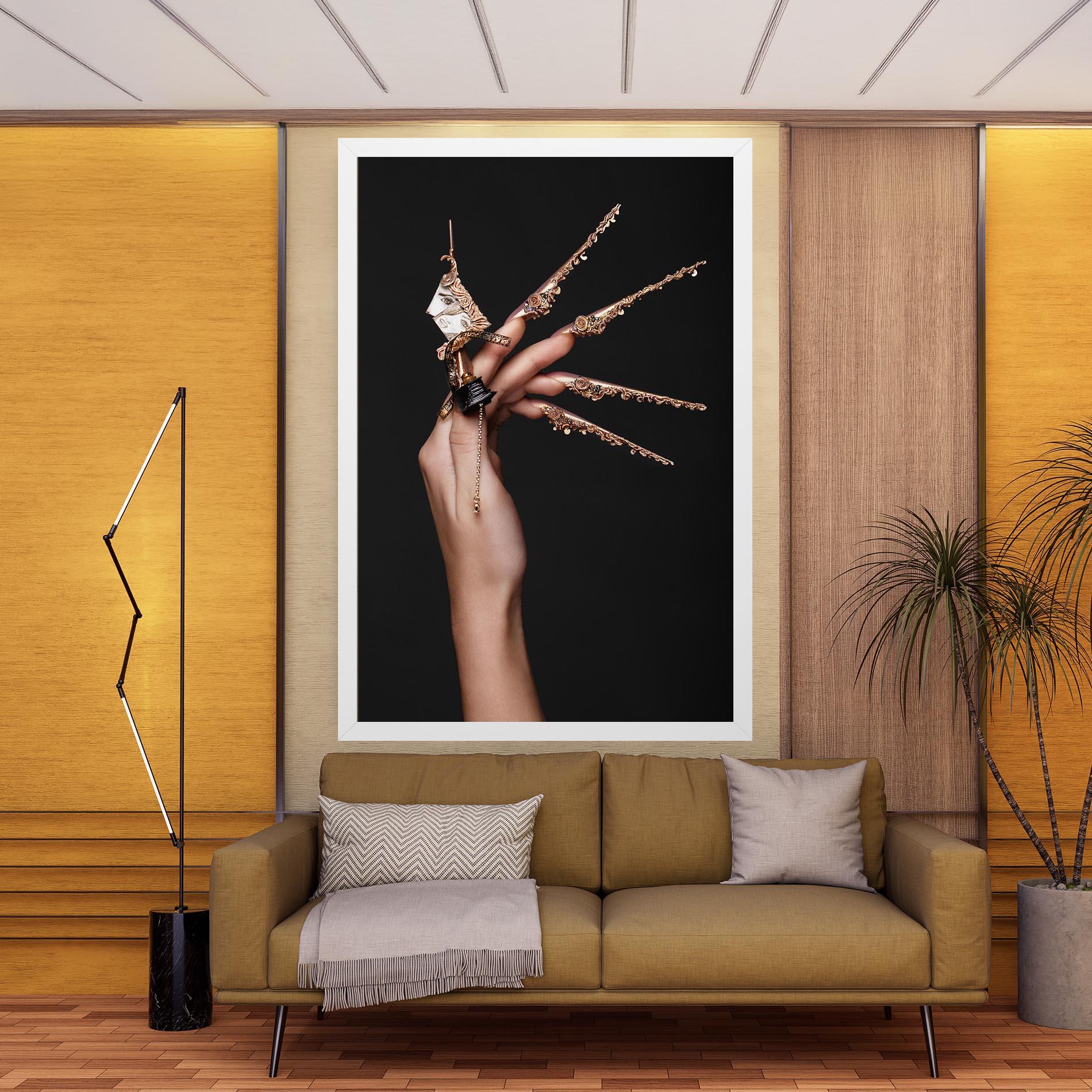 Obraz na Płótnie Creative Design Nails mockup 9