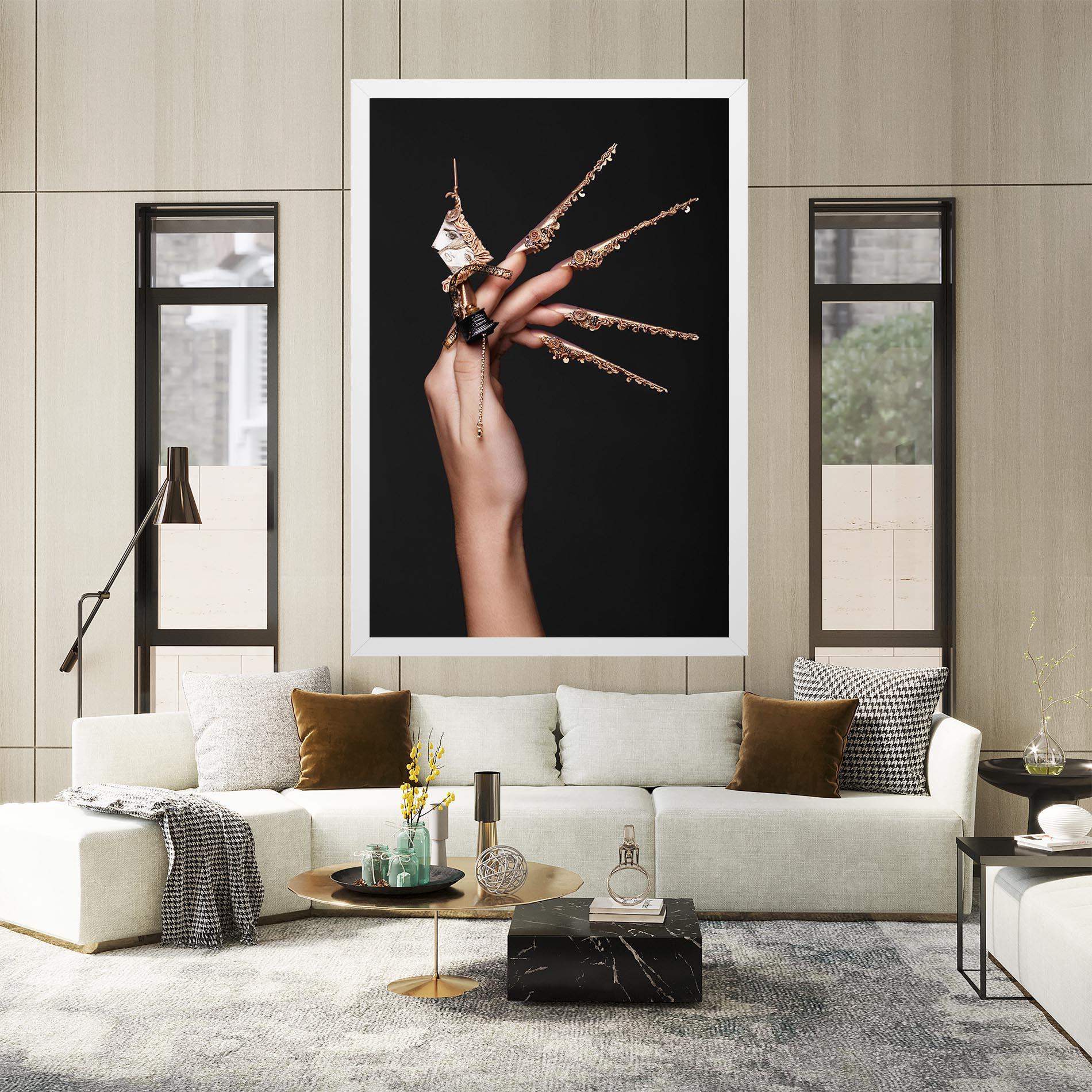 Obraz na Płótnie Creative Design Nails mockup 2