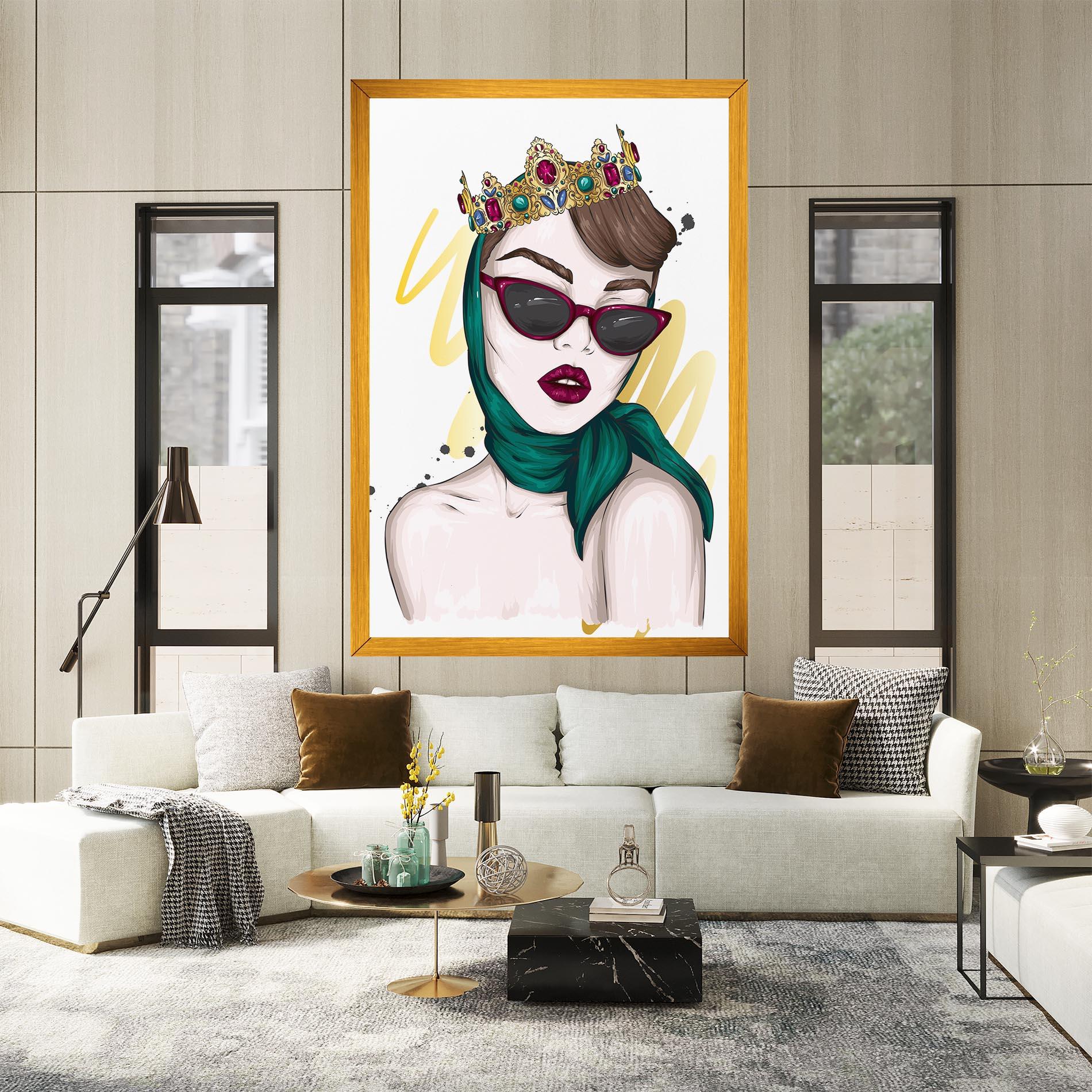 Obraz na Płótnie Diva Crown mockup 2