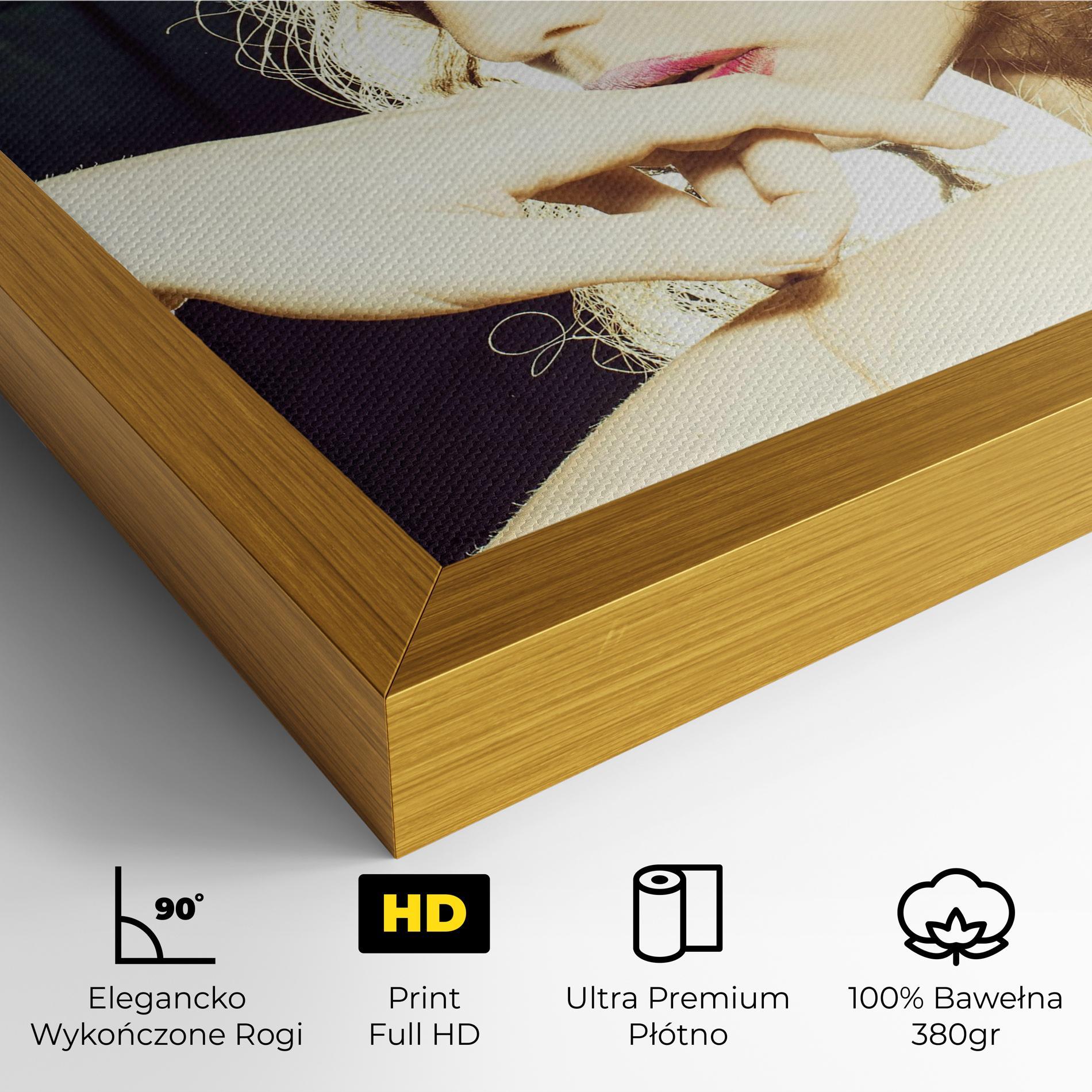 Obraz na Płótnie False Feather Eyelashes mockup 4