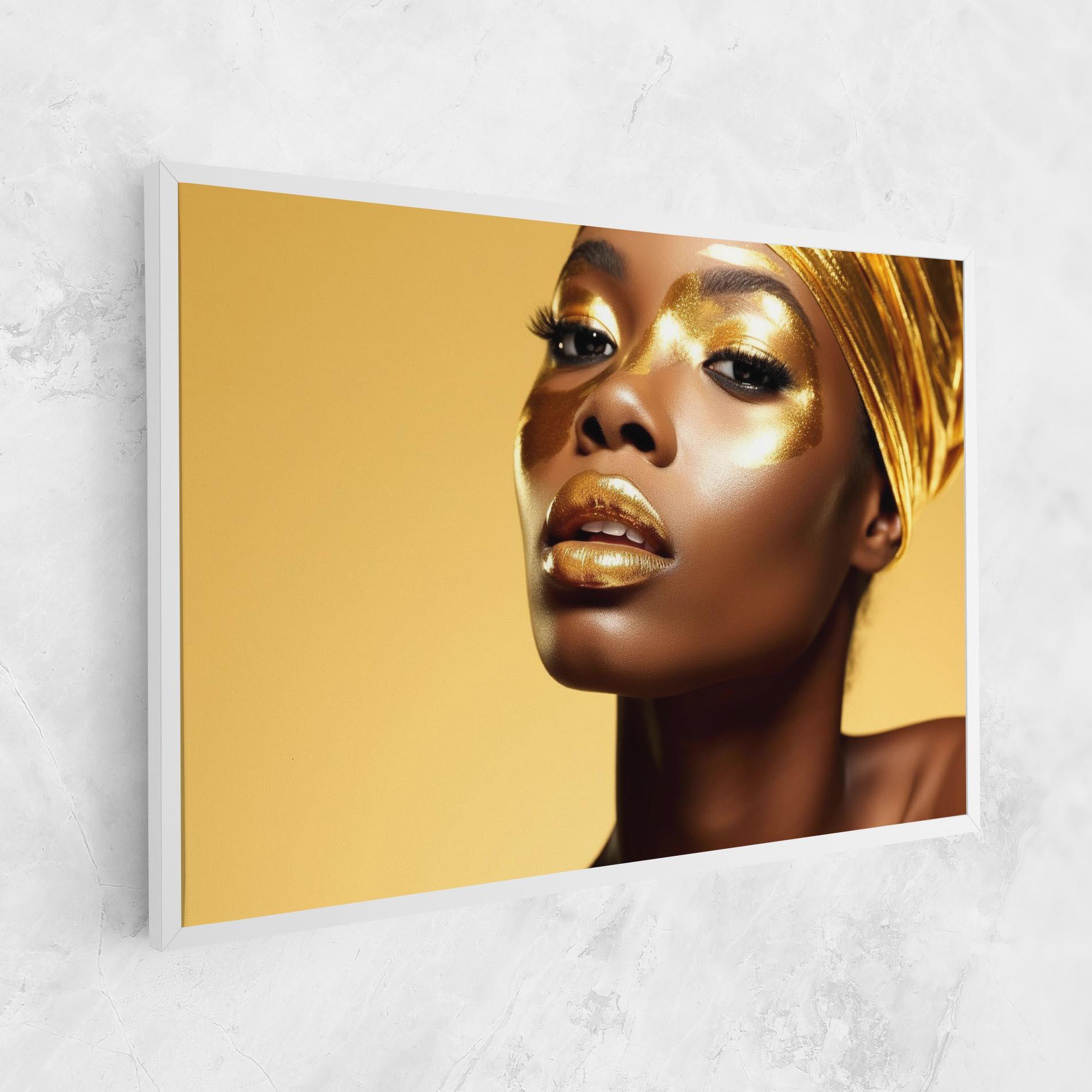 Obraz na Płótnie Gold Headdress mockup 1