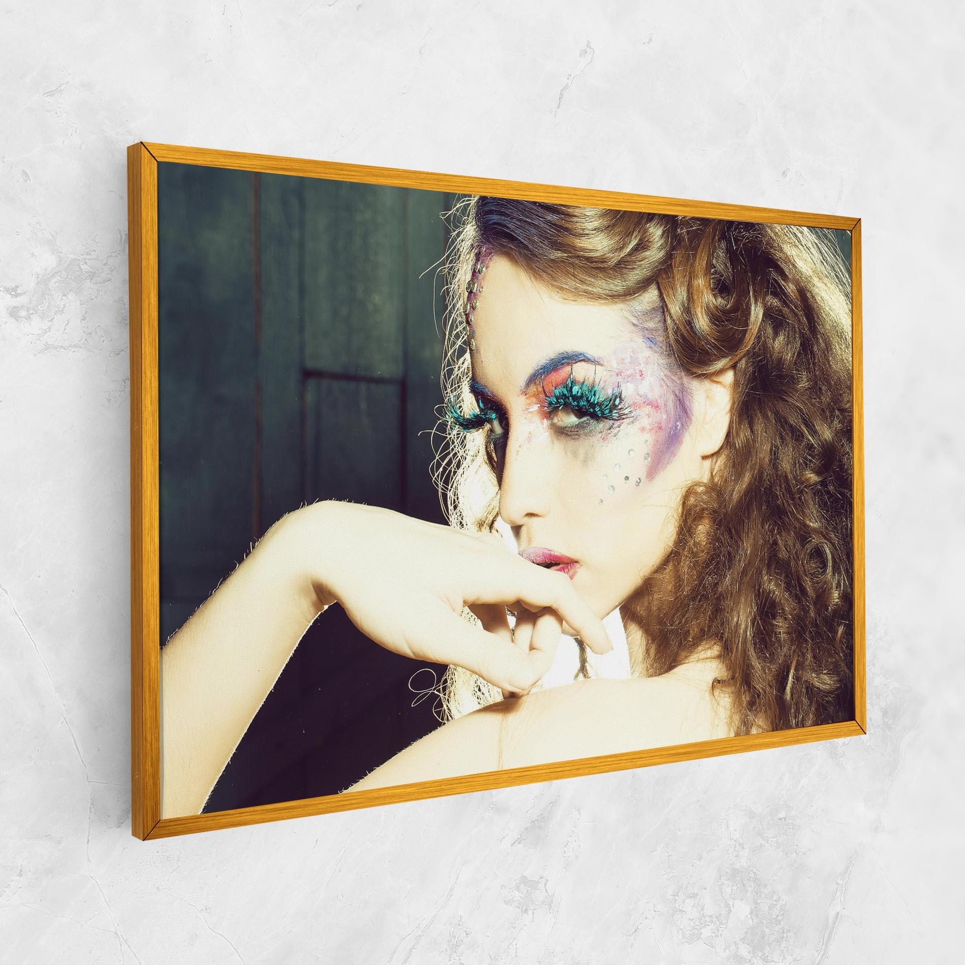 Obraz na Płótnie False Feather Eyelashes mockup 1