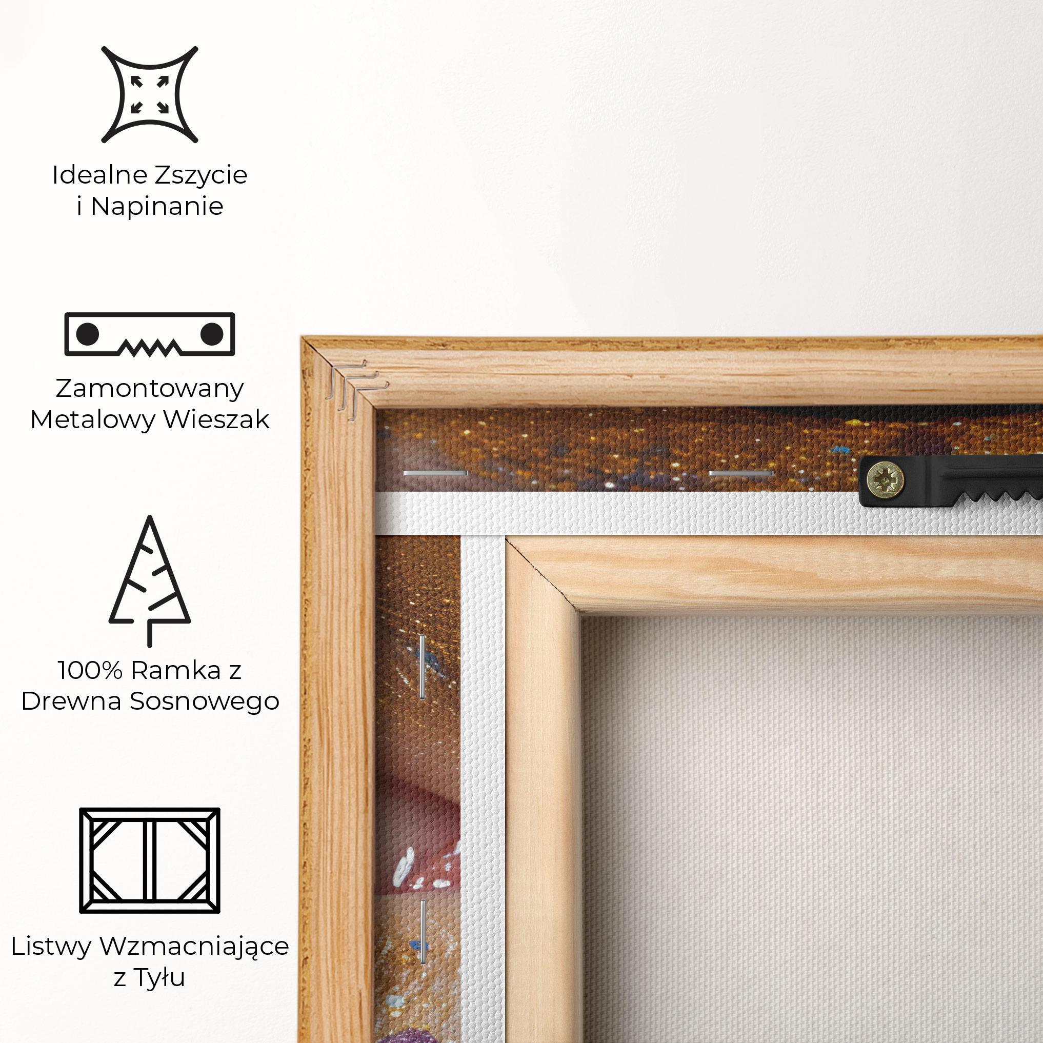 Obraz na Płótnie Blue Eye Make Up mockup 5