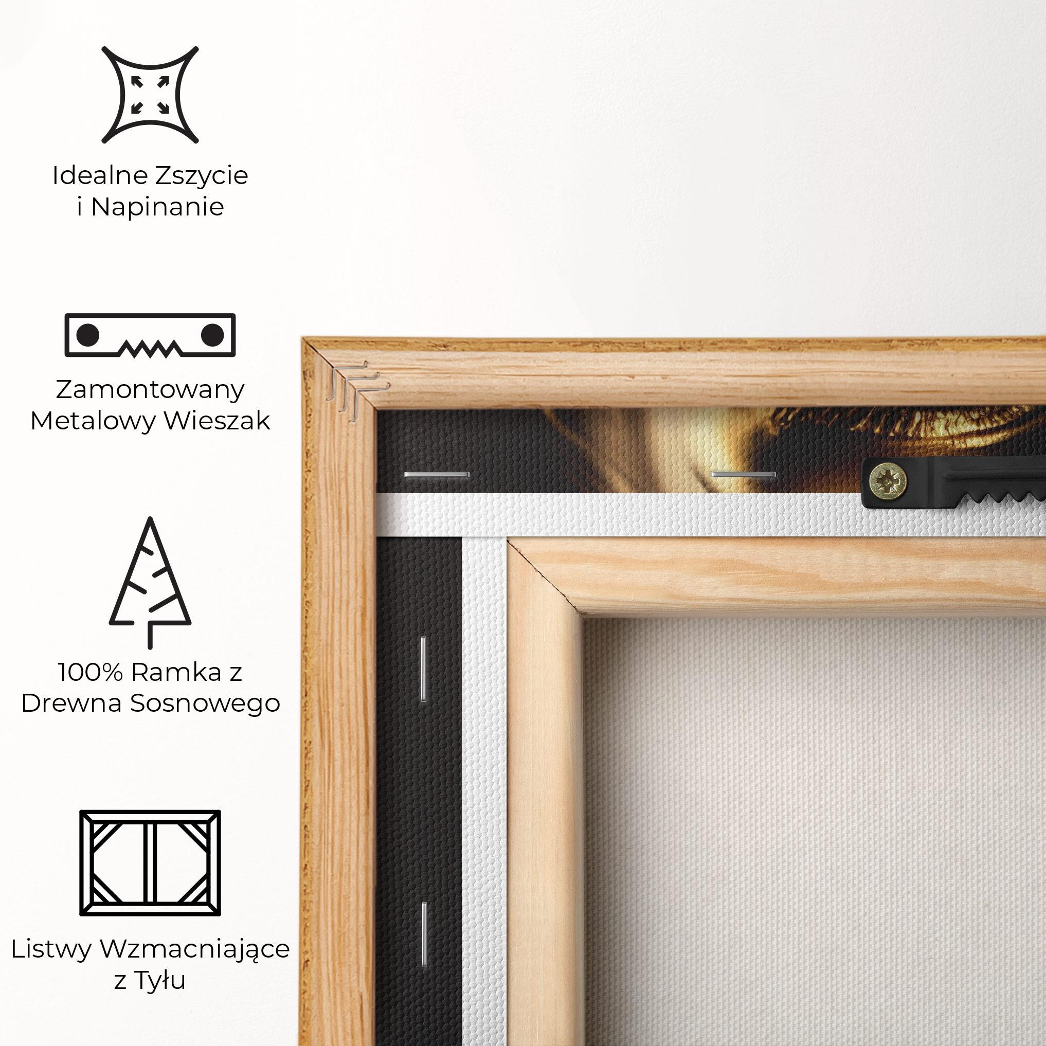 Obraz na Płótnie Gold Dripping Makeup mockup 5