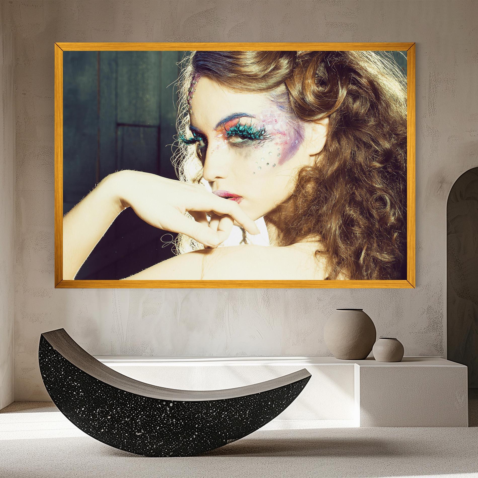 Obraz na Płótnie False Feather Eyelashes mockup 8