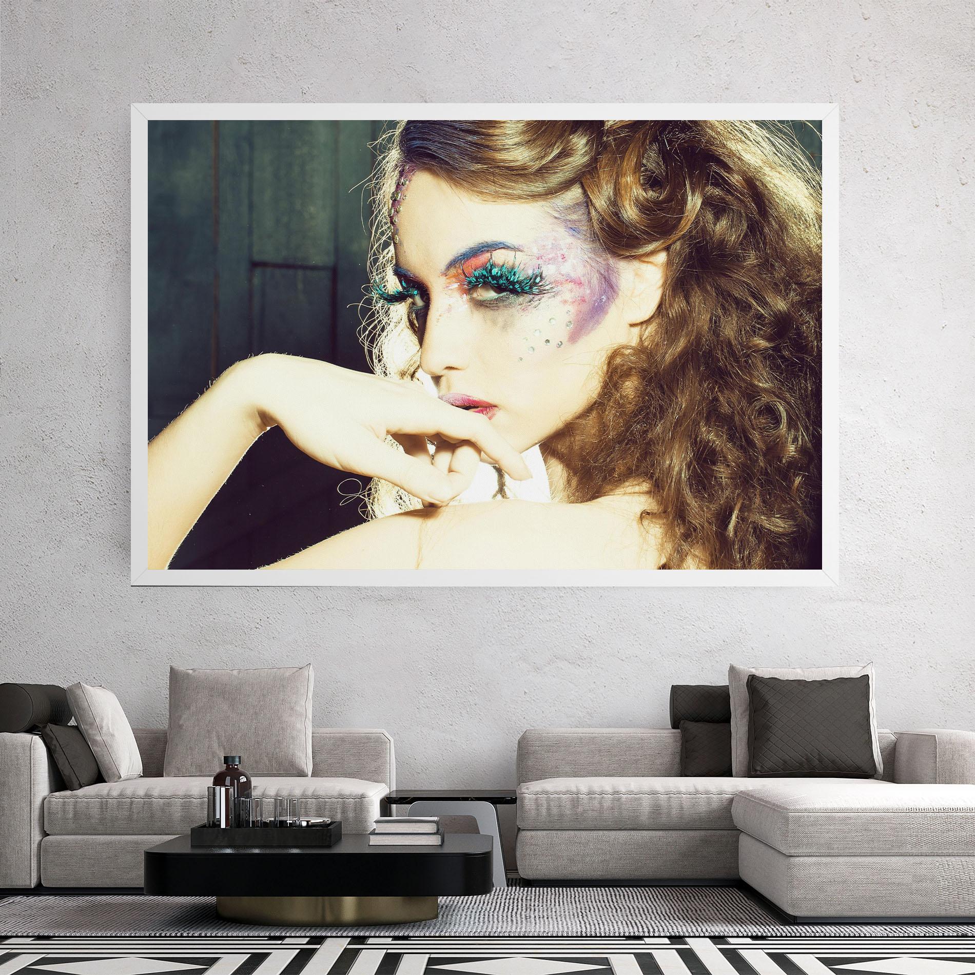 Obraz na Płótnie False Feather Eyelashes mockup 2