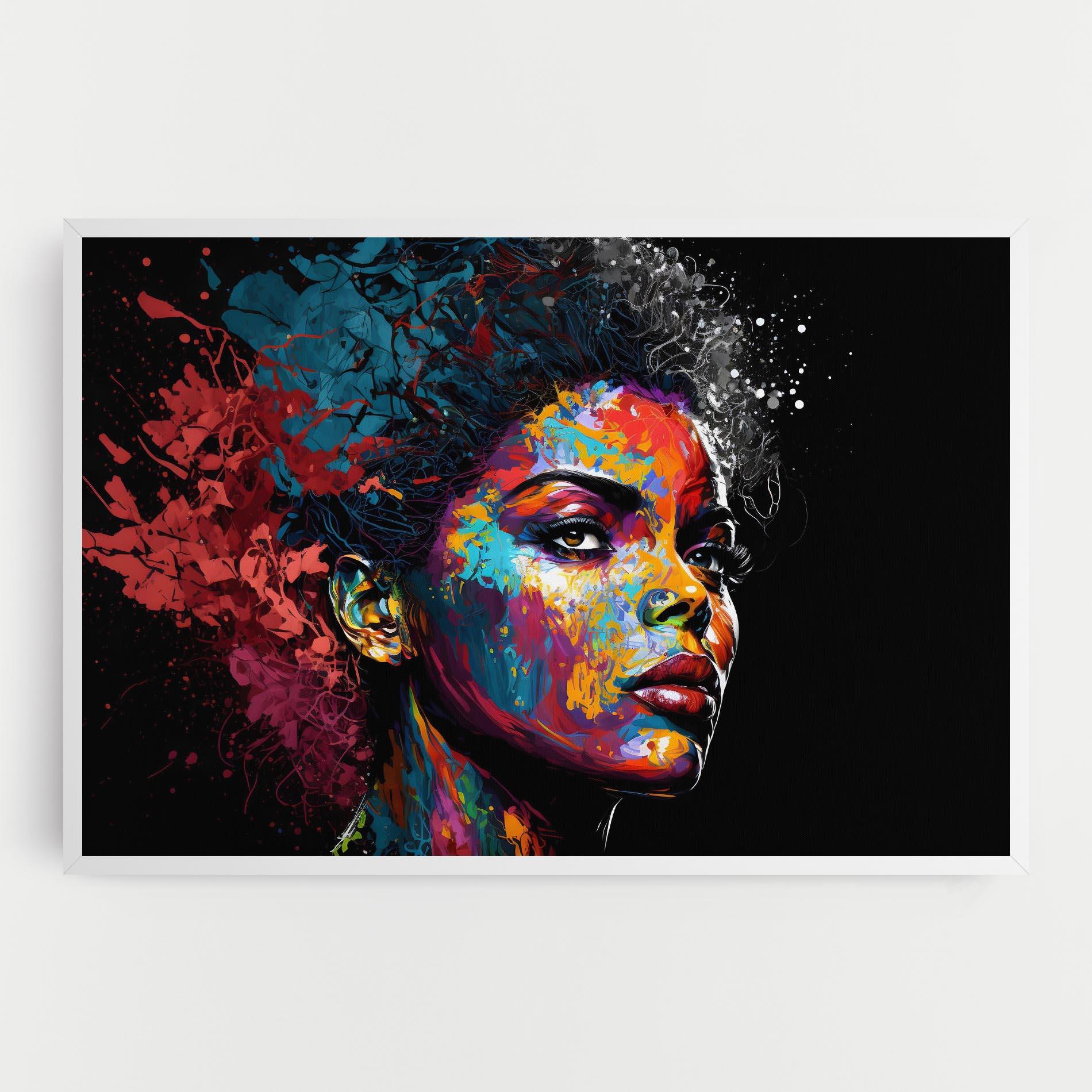 Obraz na Płótnie American Woman Splashes mockup 0