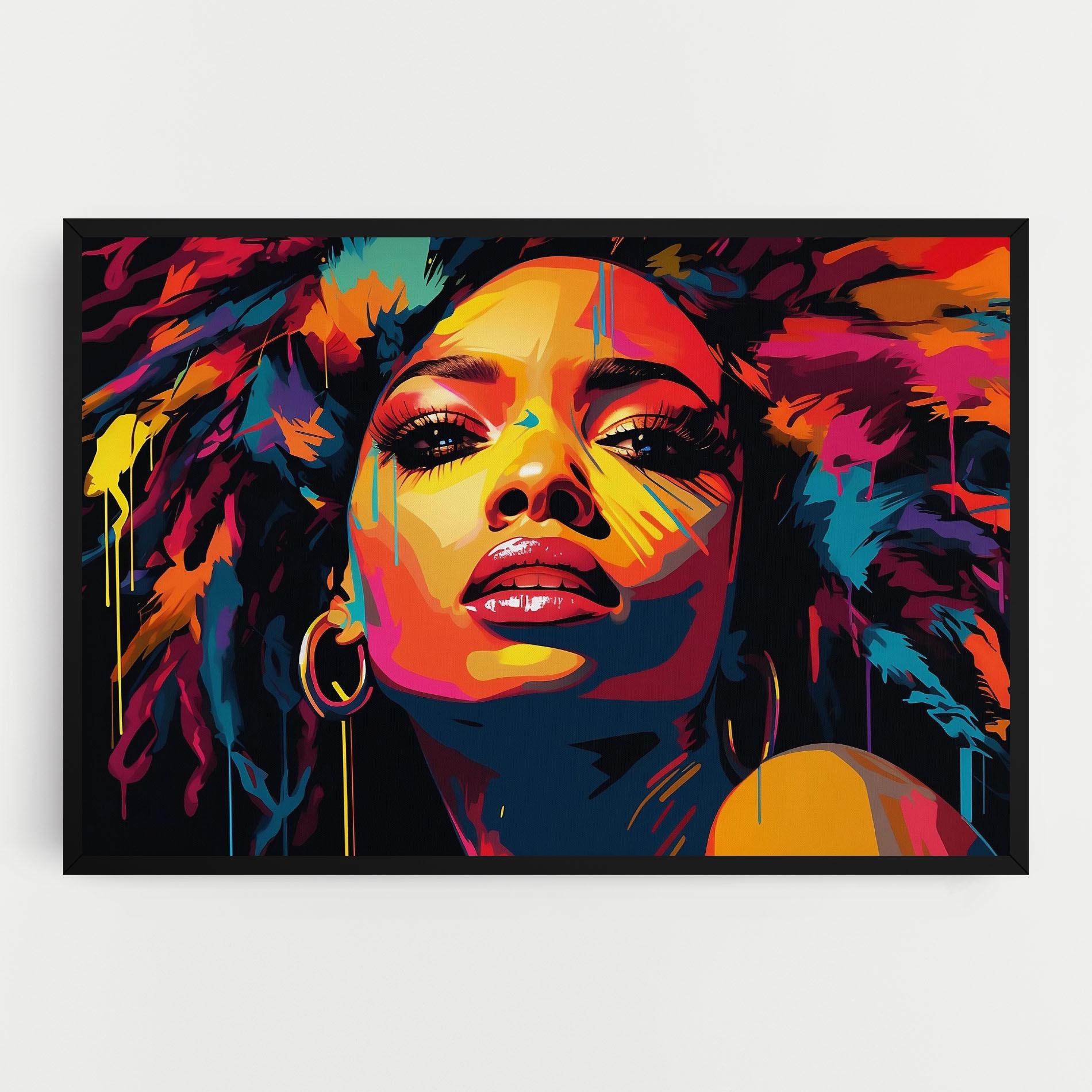 Obraz na Płótnie Beautiful African Art mockup 0