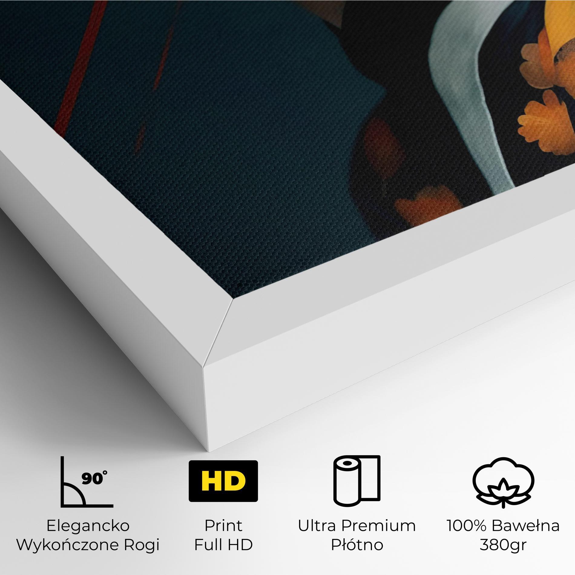 Obraz na Płótnie Asian Painted Woman mockup 4