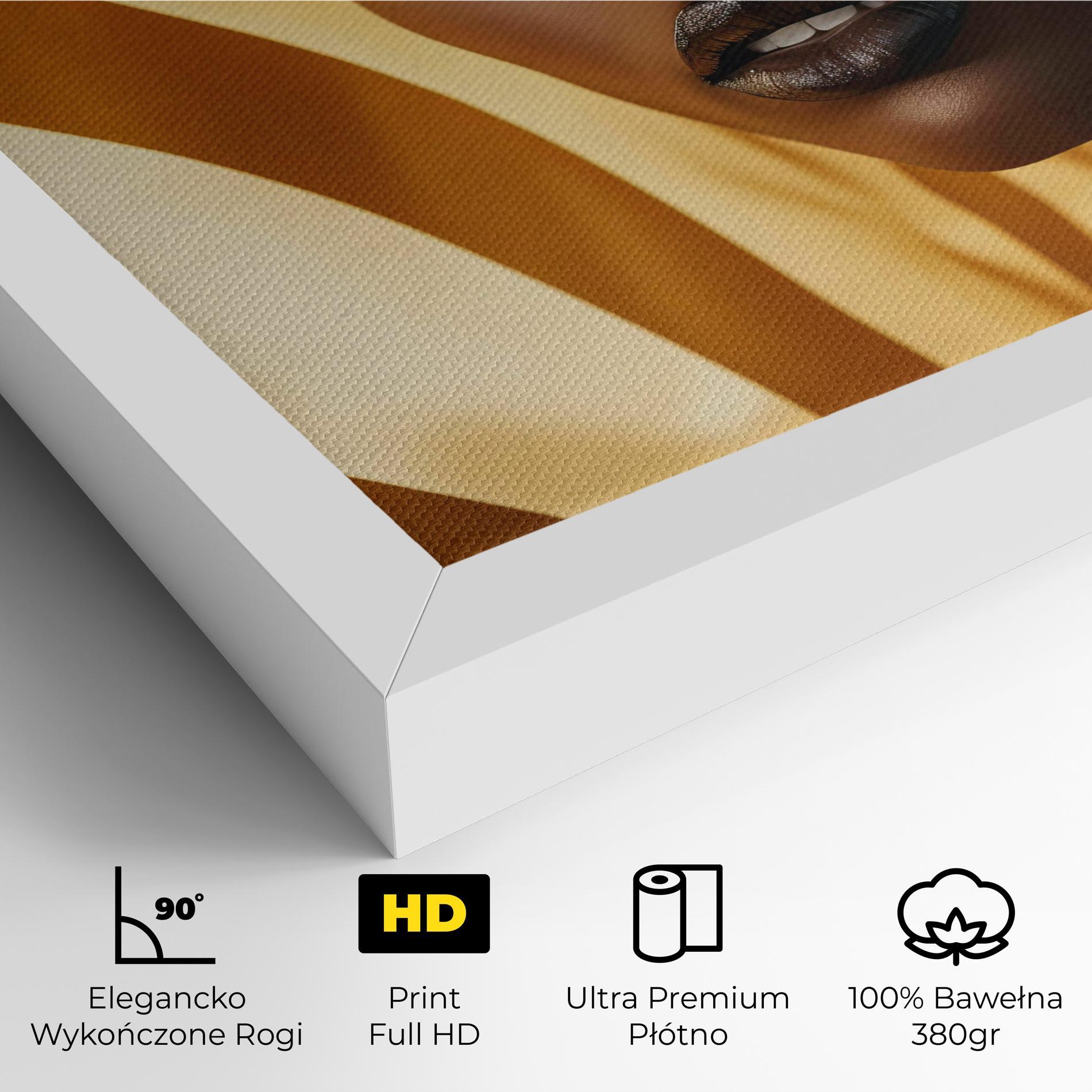 Obraz na Płótnie Fashion African Woman mockup 4