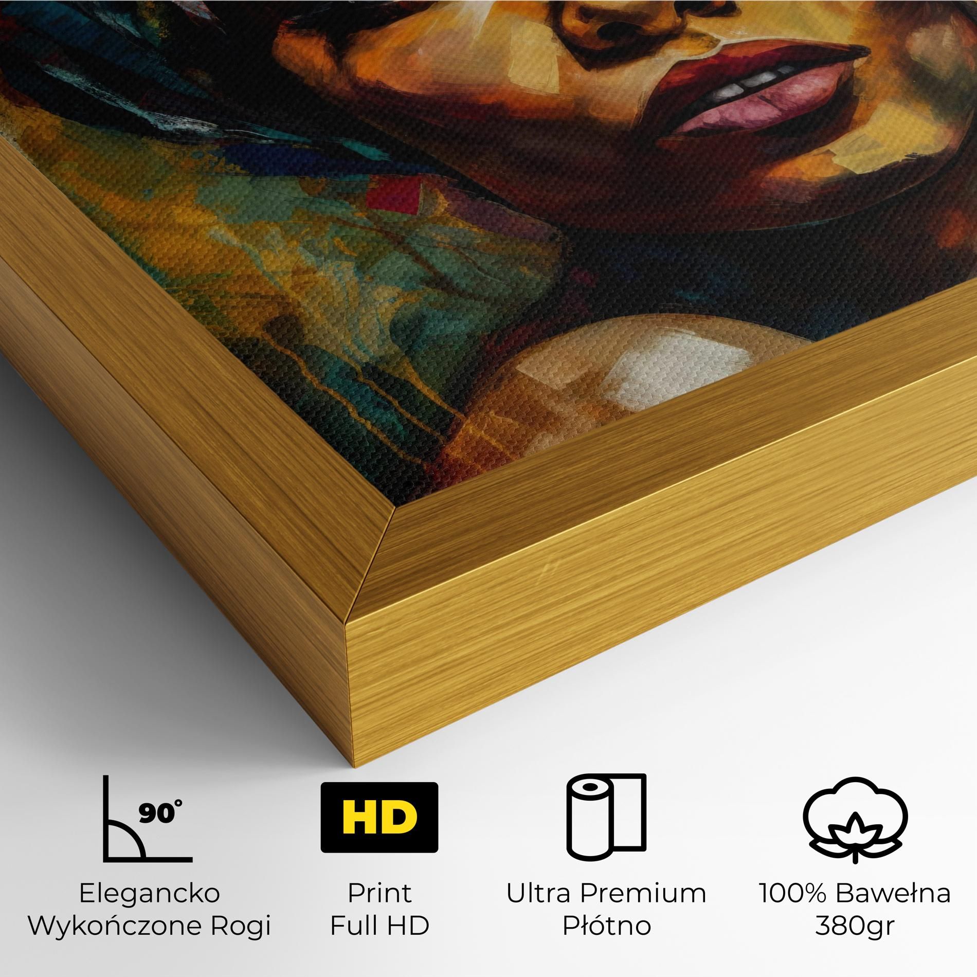 African Woman Looking mockup 4