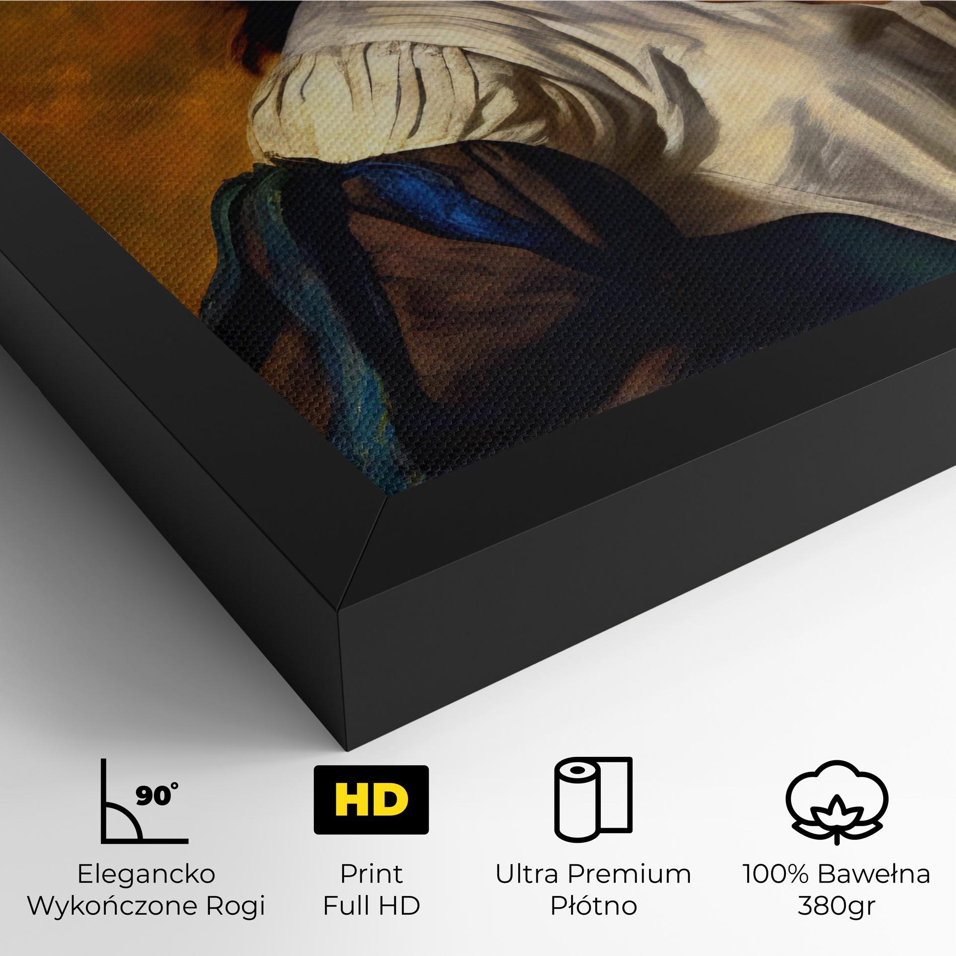 Obraz na Płótnie Beautiful Brunette Art mockup 4