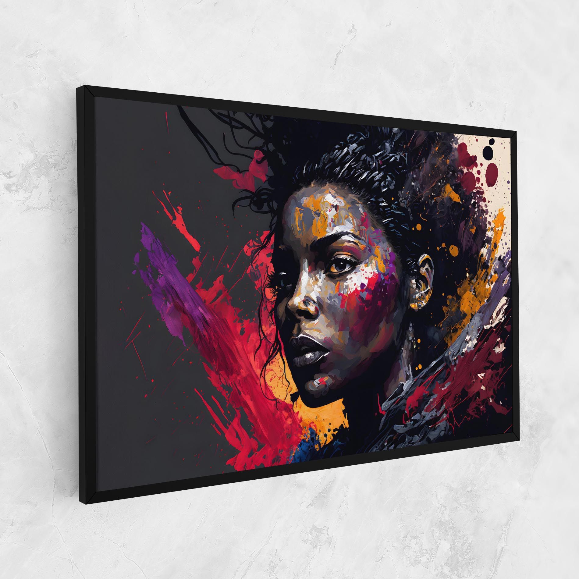 African Woman Splash mockup 1