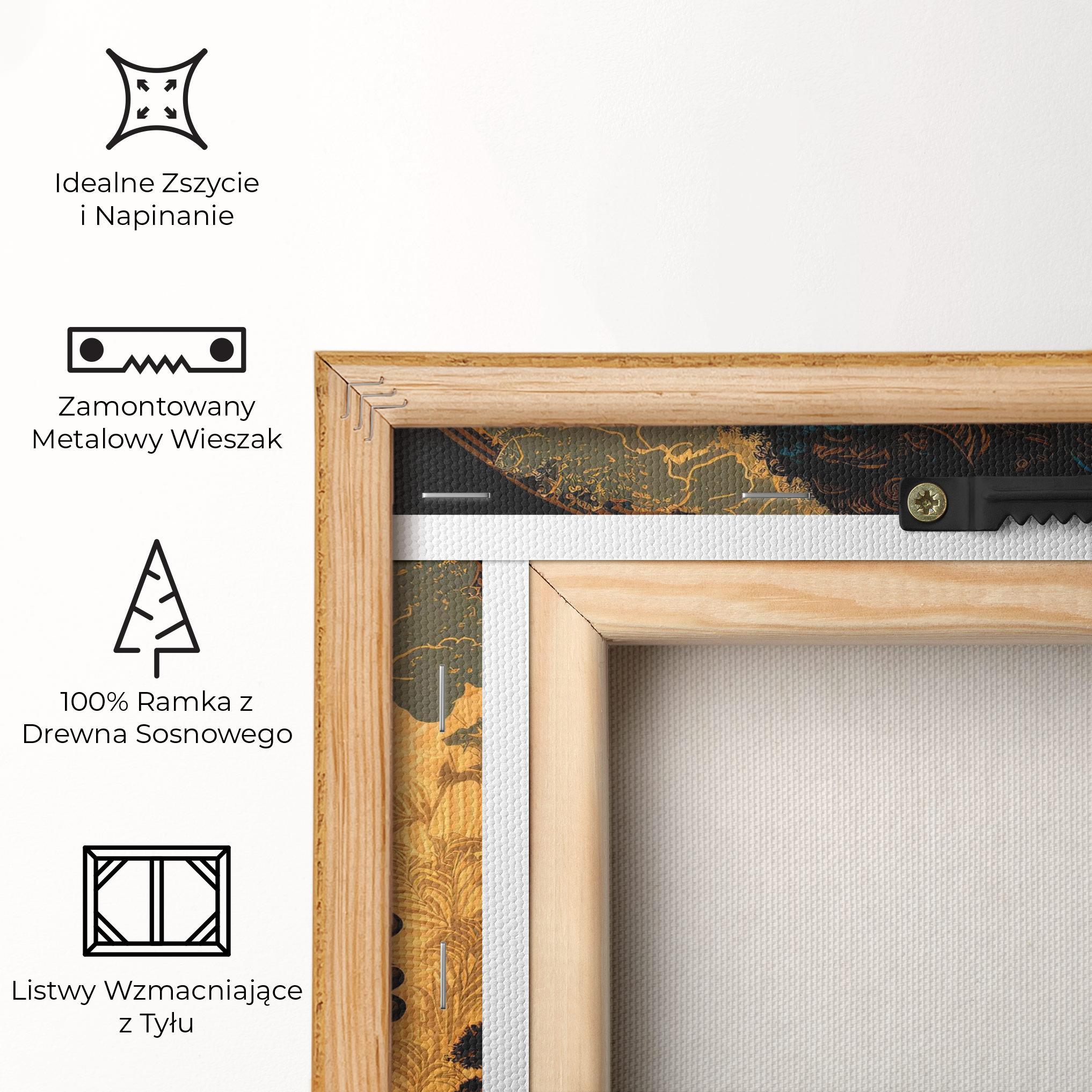 Obraz na Płótnie African Profile Woman mockup 5