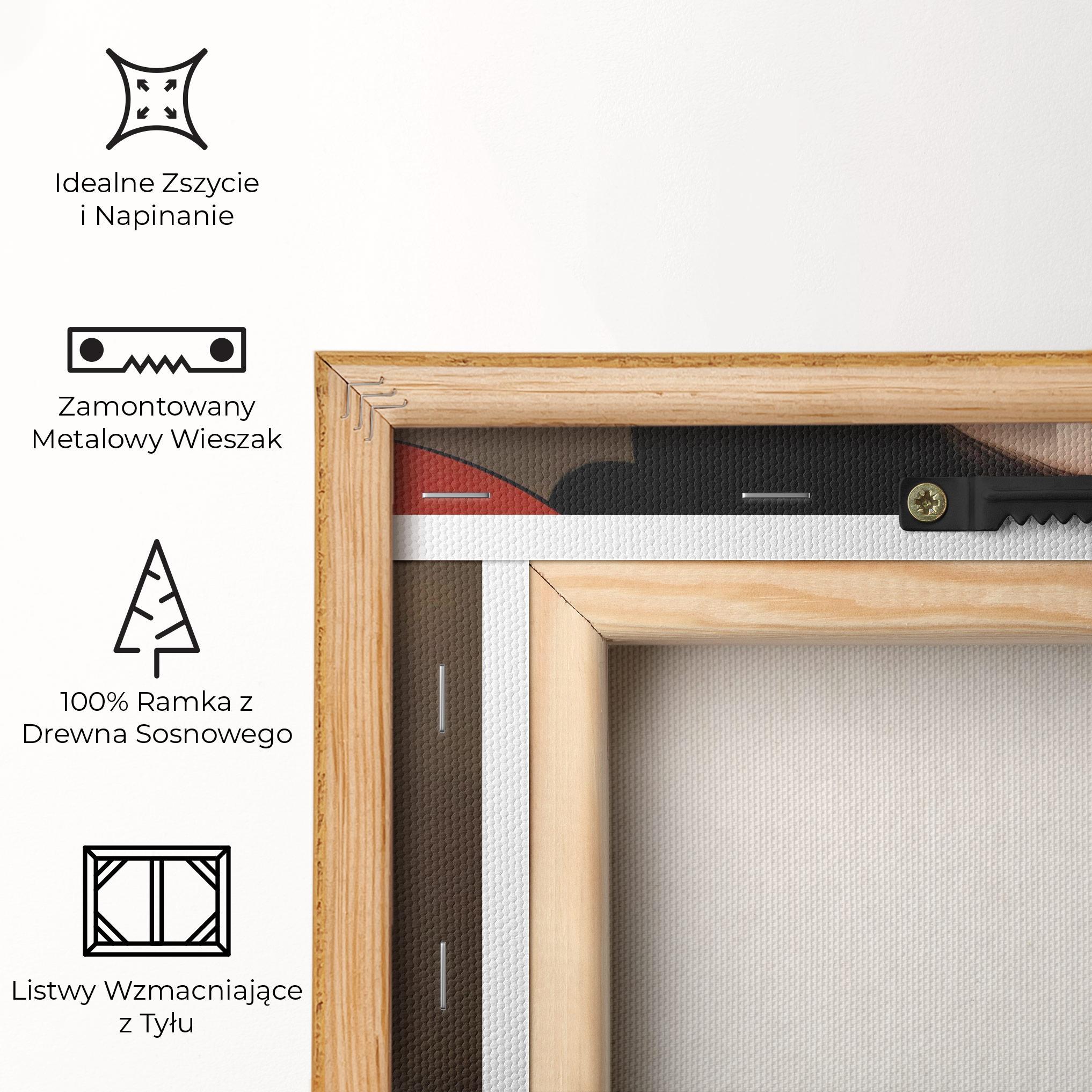 Obraz na Płótnie Asian Big Earrings mockup 5