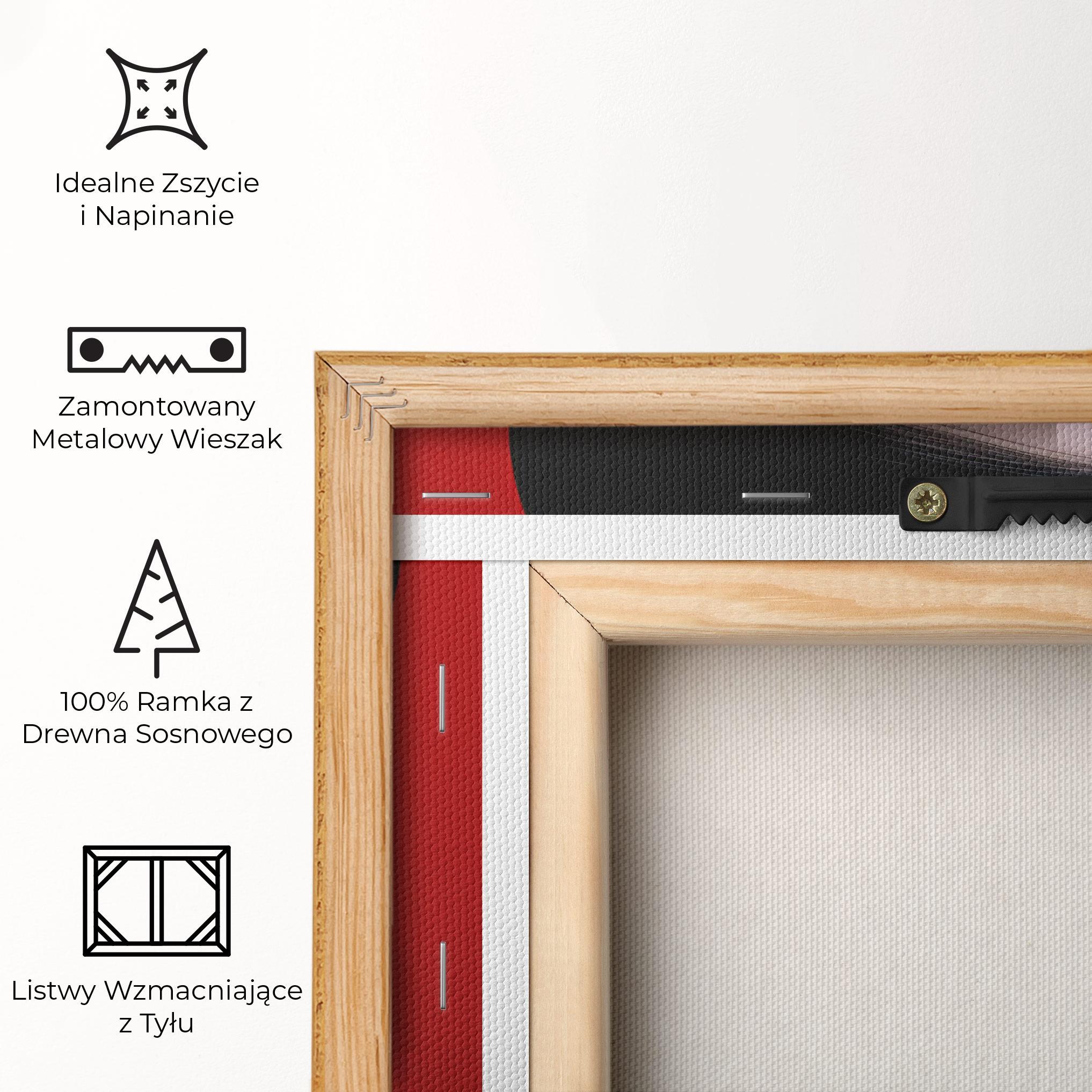 Obraz na Płótnie Asiatic Red Makeup mockup 5