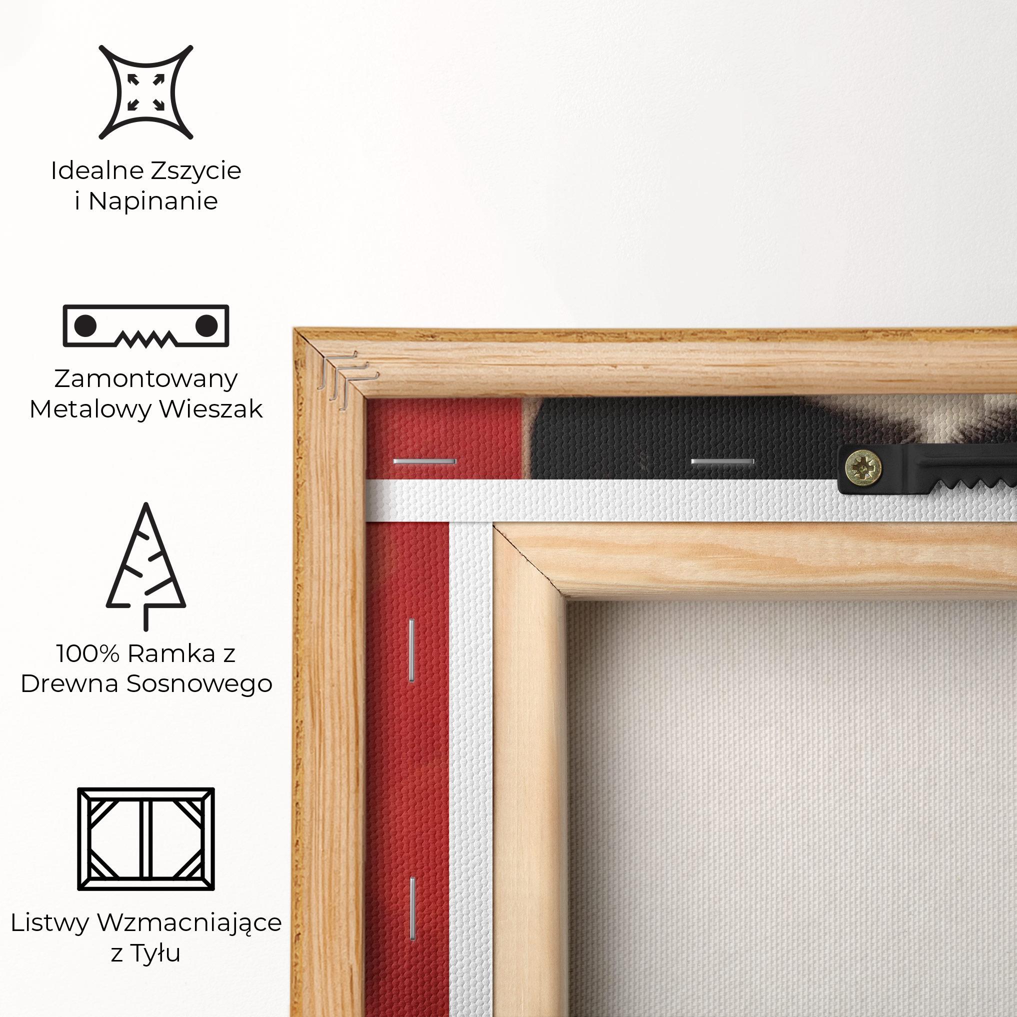 Obraz na Płótnie Black Asiatic Makeup mockup 5