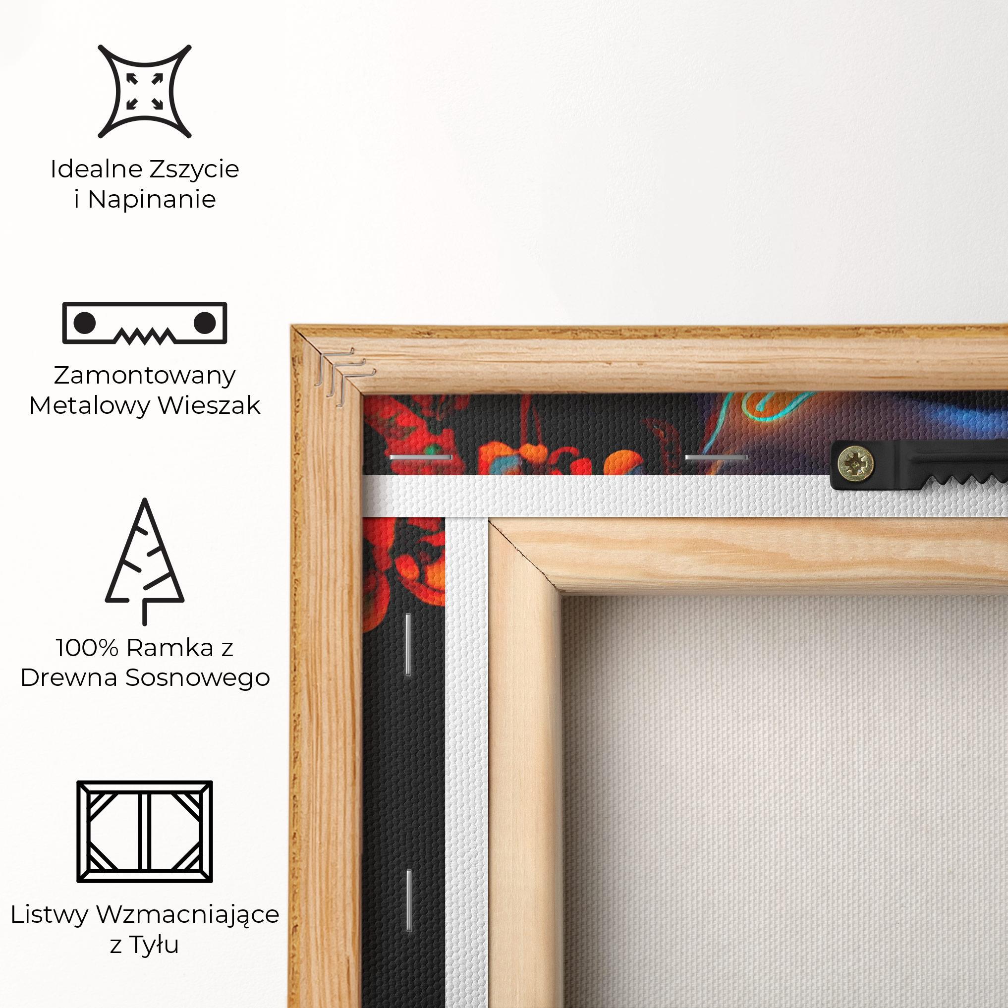 Obraz na Płótnie Glowing Face Paint mockup 5