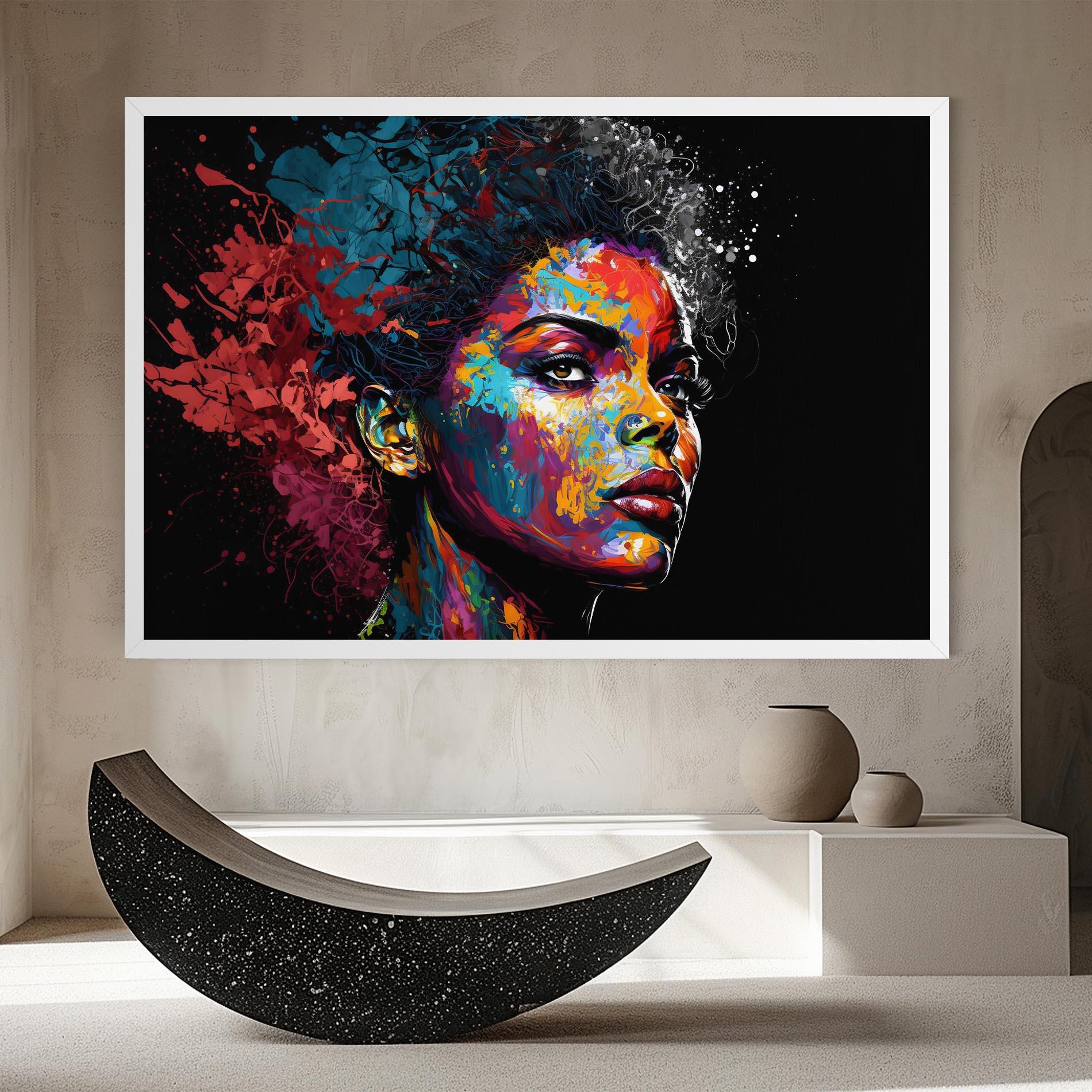 Obraz na Płótnie American Woman Splashes mockup 8