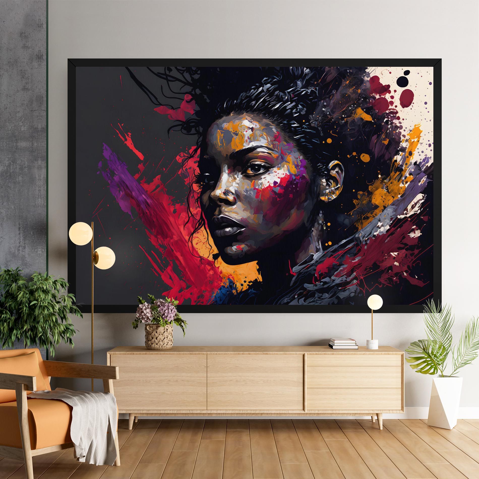African Woman Splash mockup 9
