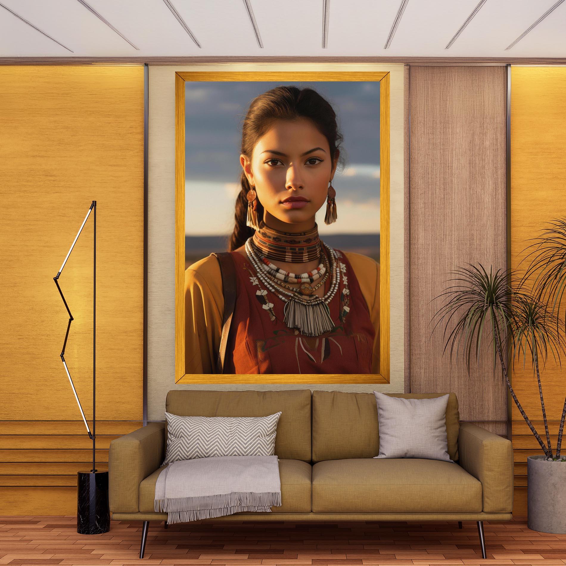Obraz na Płótnie Native American Desert mockup 9