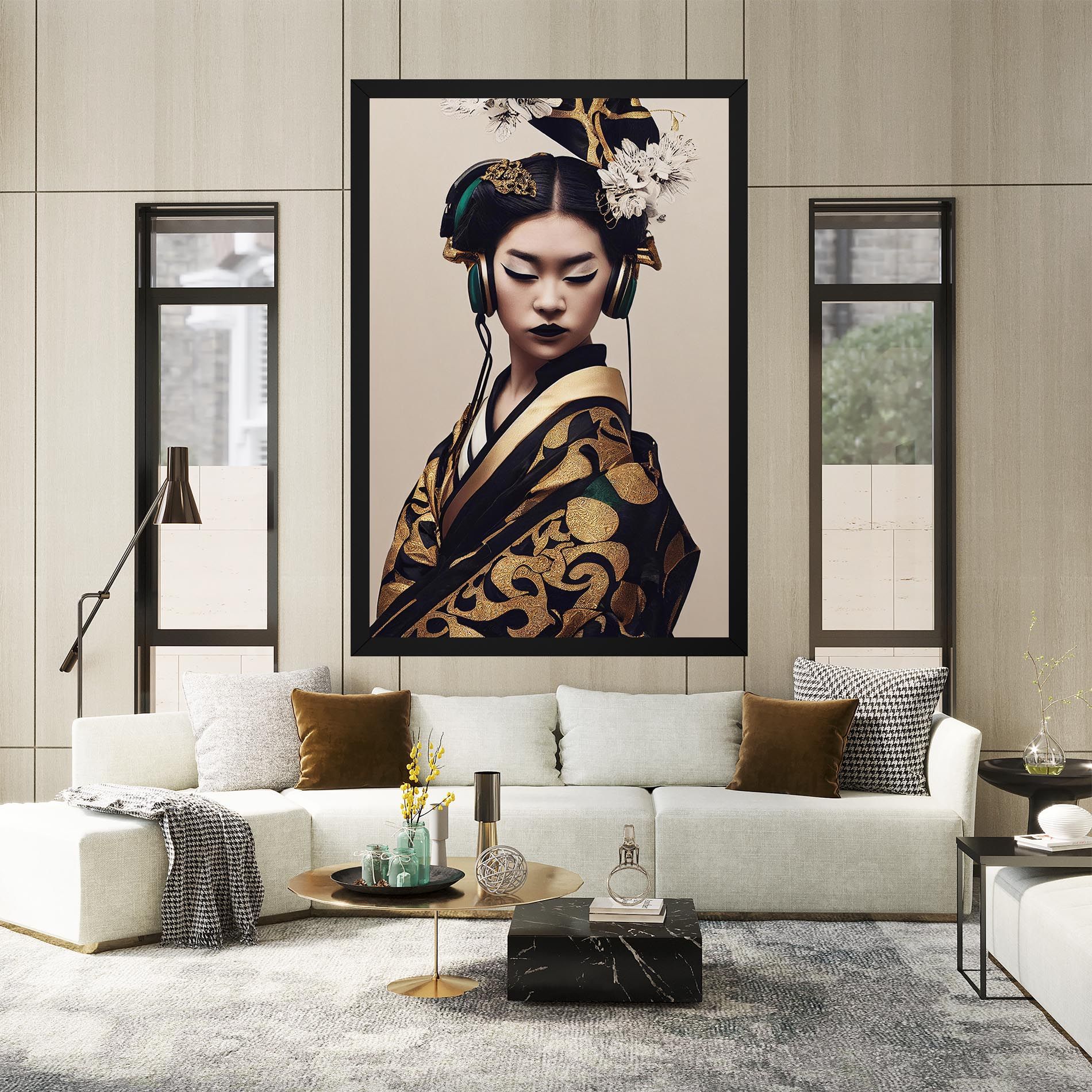 Kimono Headphones mockup 2