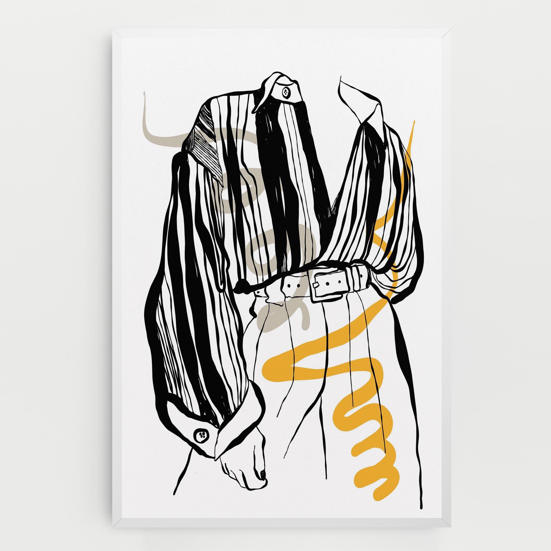 Obraz na Płótnie Modern Outfit Line mockup 0