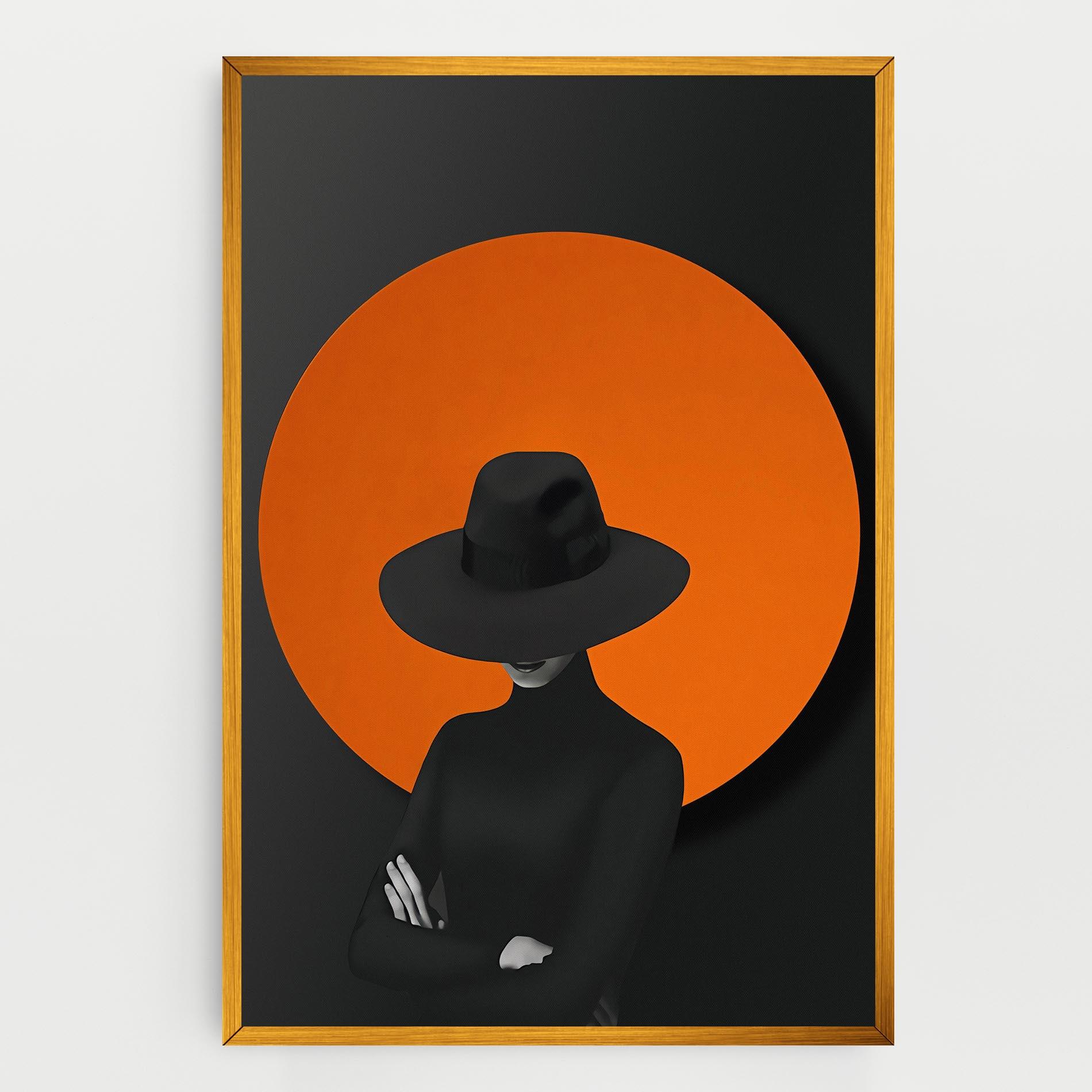 Obraz na Płótnie Black Fashion mockup 0