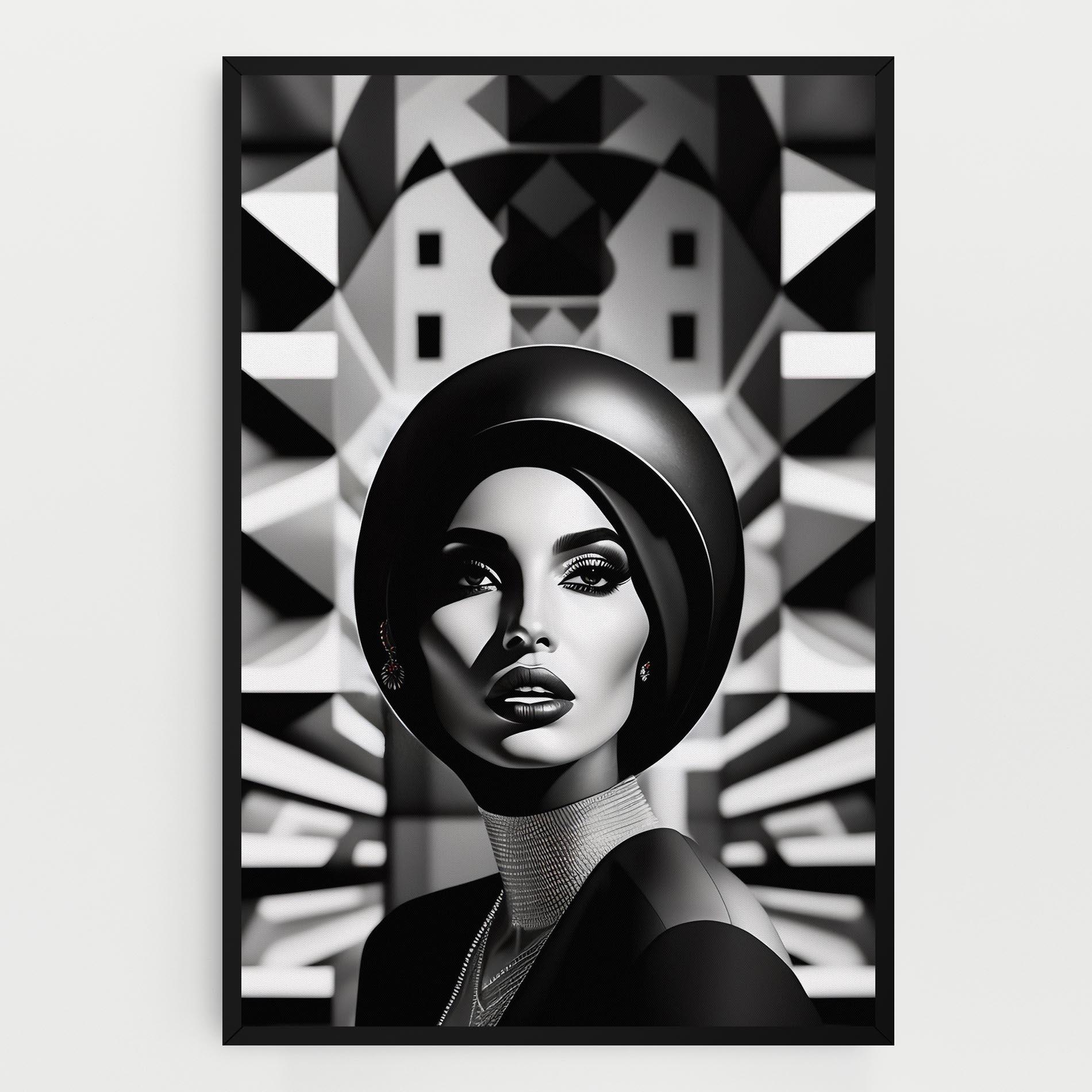 Obraz na Płótnie Big Black Hat mockup 0