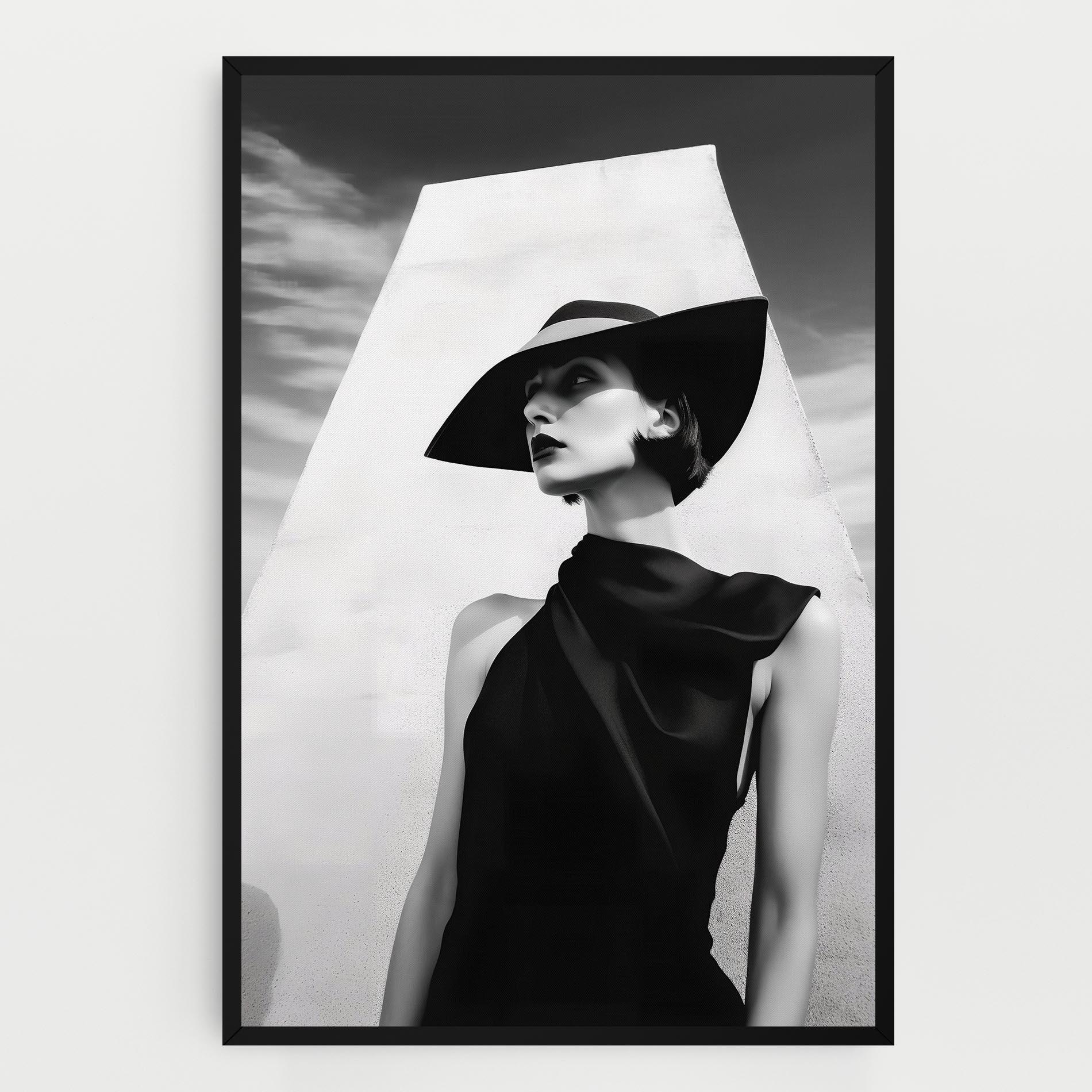 Obraz na Płótnie Modern Fashion Portrait mockup 0