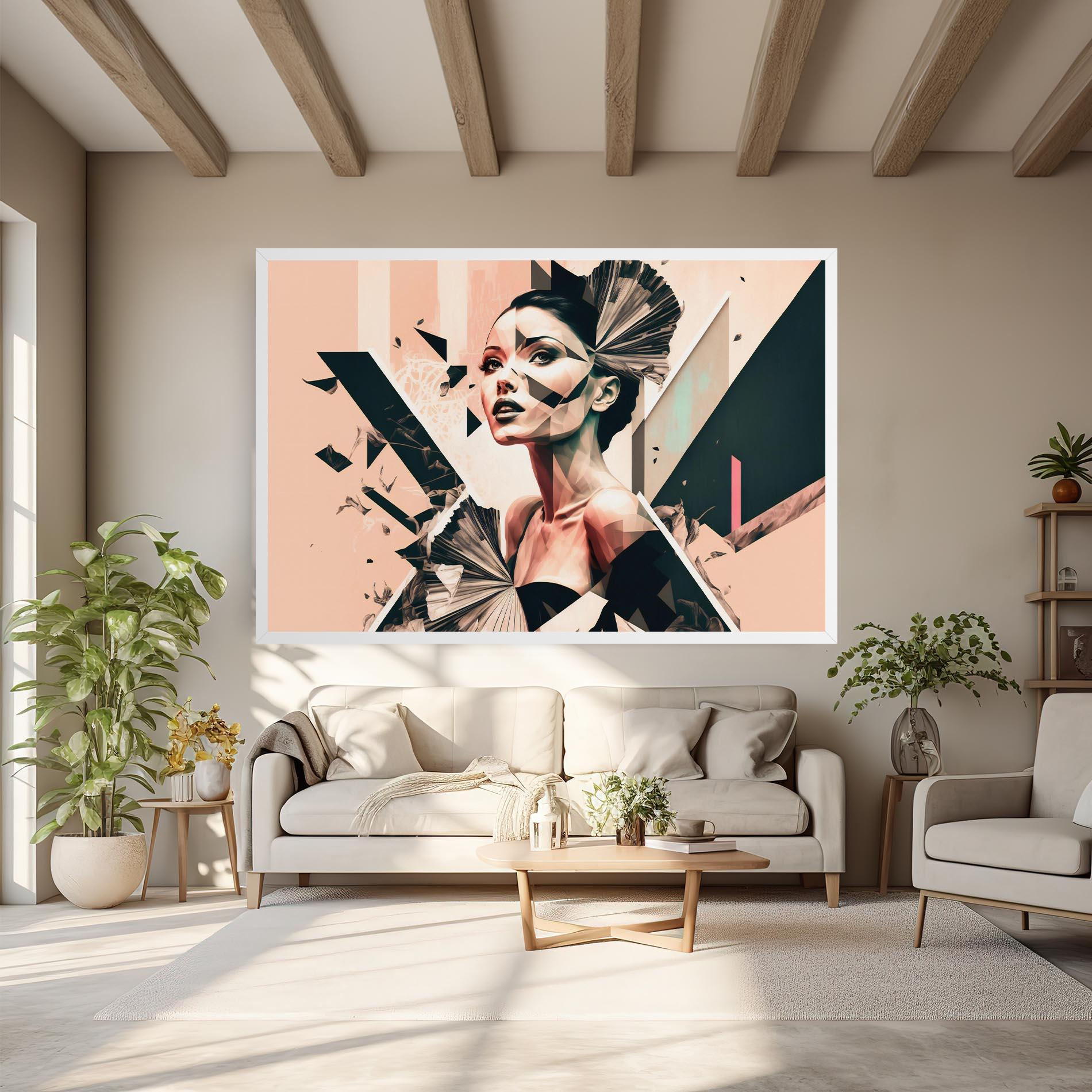 Obraz na Płótnie Fashionista Design mockup 6