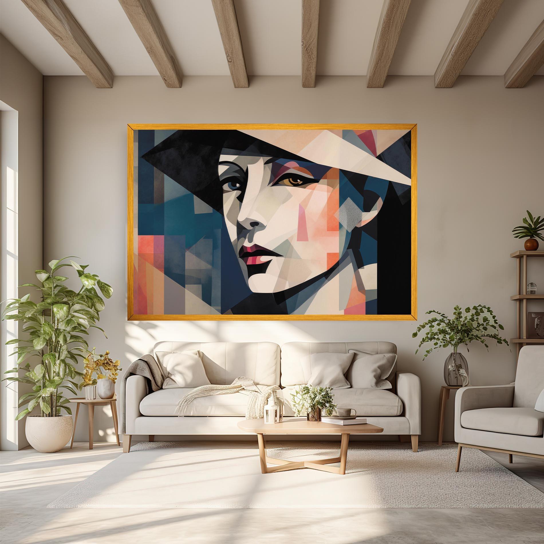 Obraz na Płótnie Chicago Portrait mockup 6