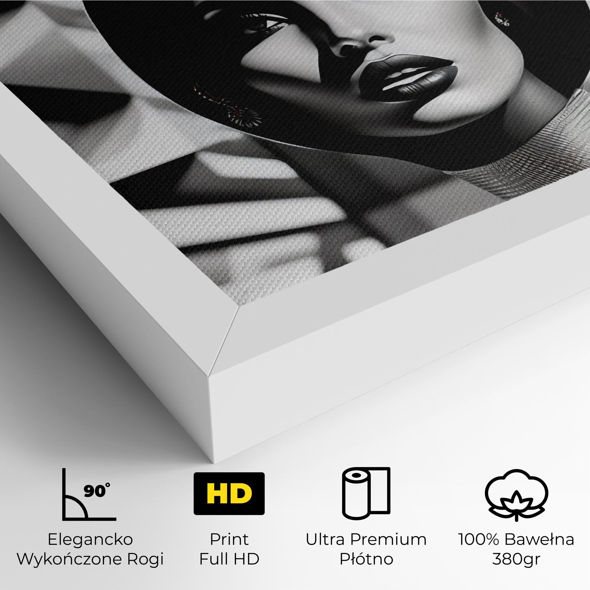 Obraz na Płótnie Big Black Hat mockup 4