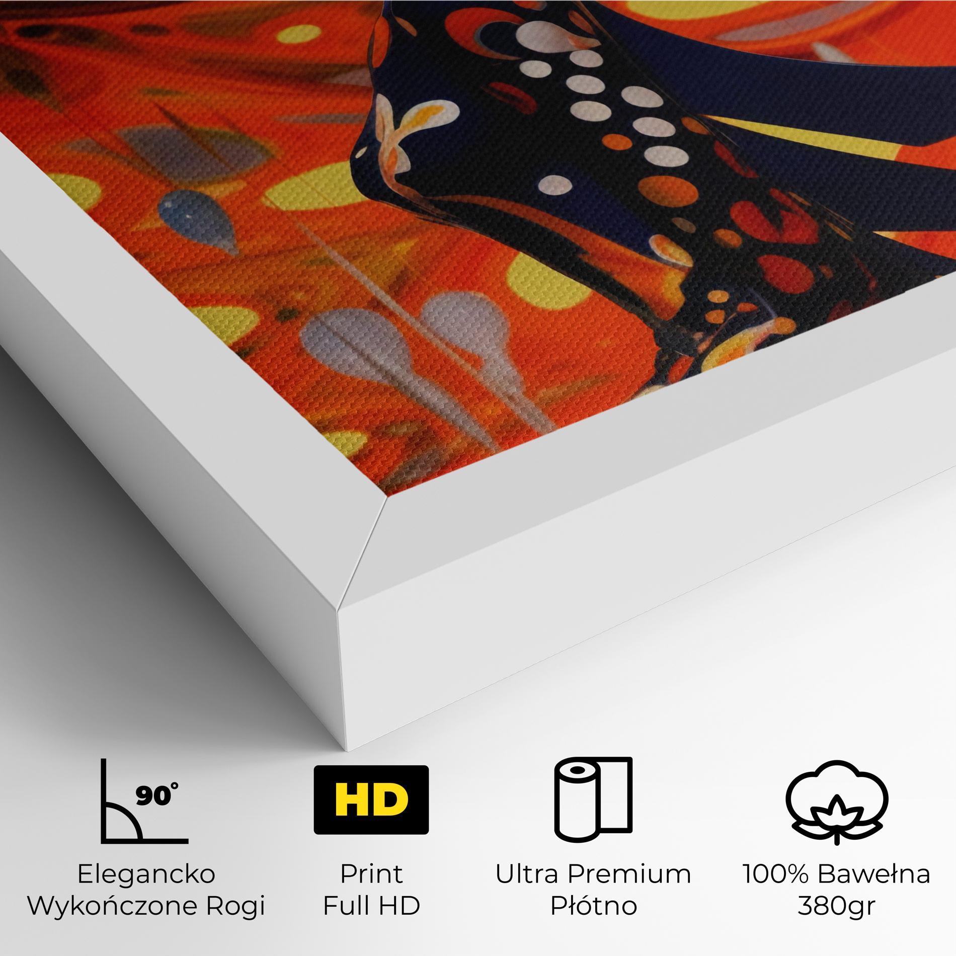 Obraz na Płótnie Big Orange Accesories mockup 4