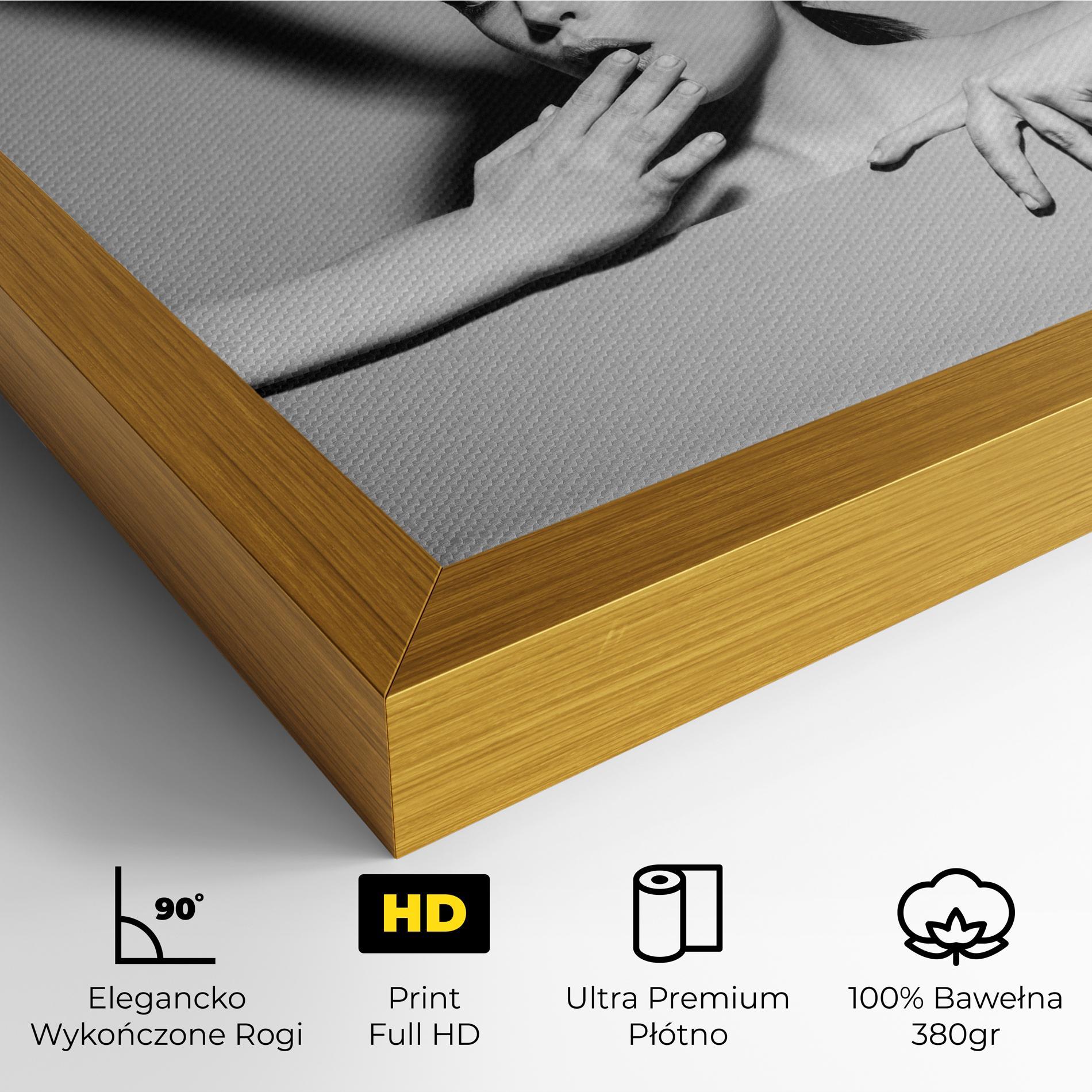 Obraz na Płótnie Bunny Ears Peeking mockup 4