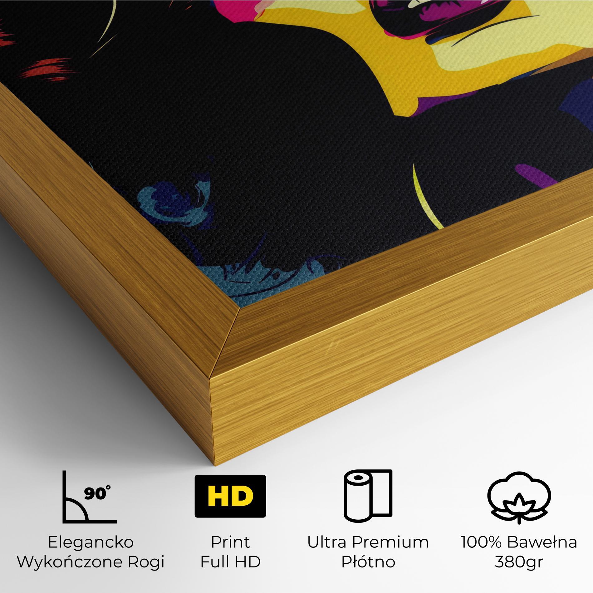 Obraz na Płótnie Pop Art Portrait Woman mockup 4