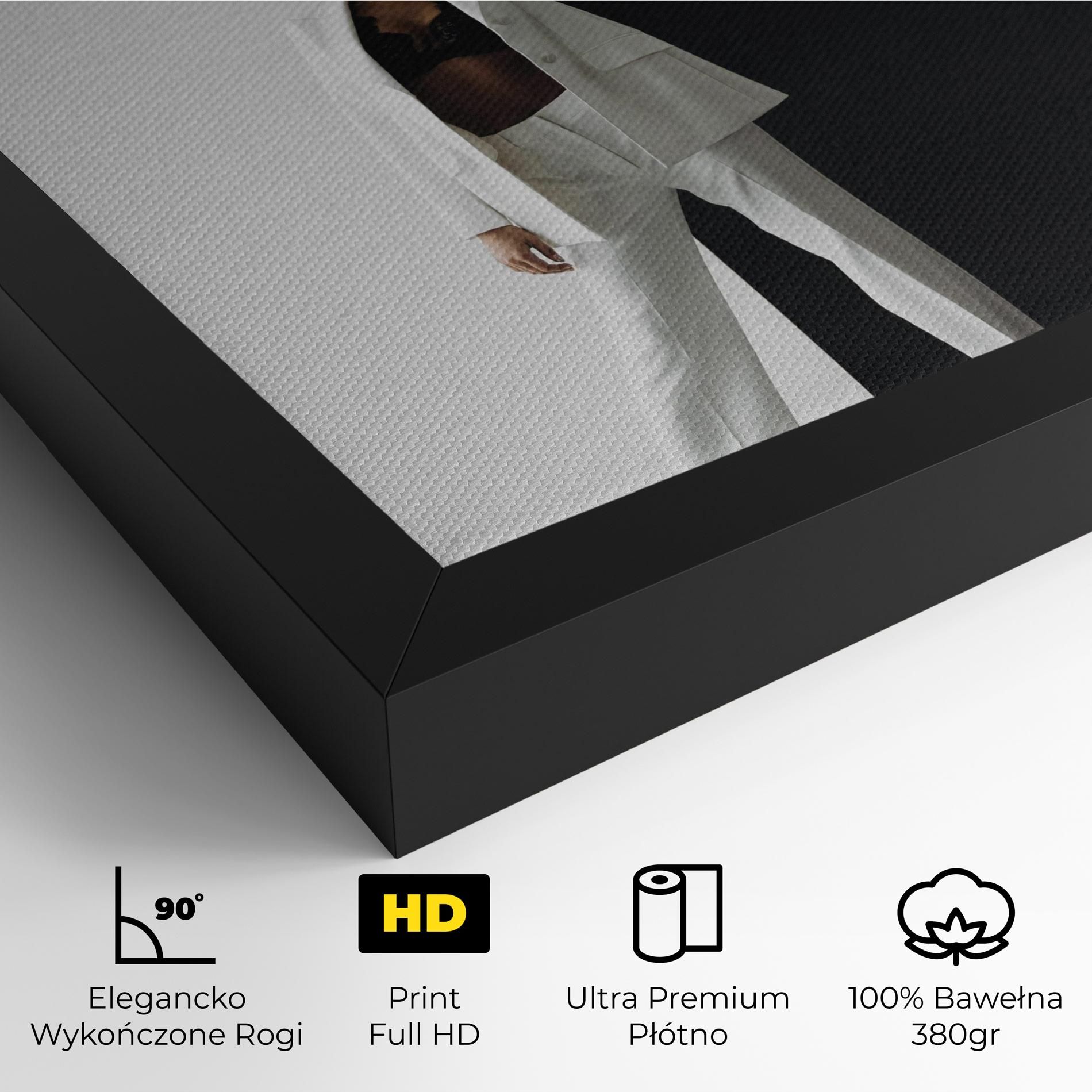 African Girl White Outfit mockup 4