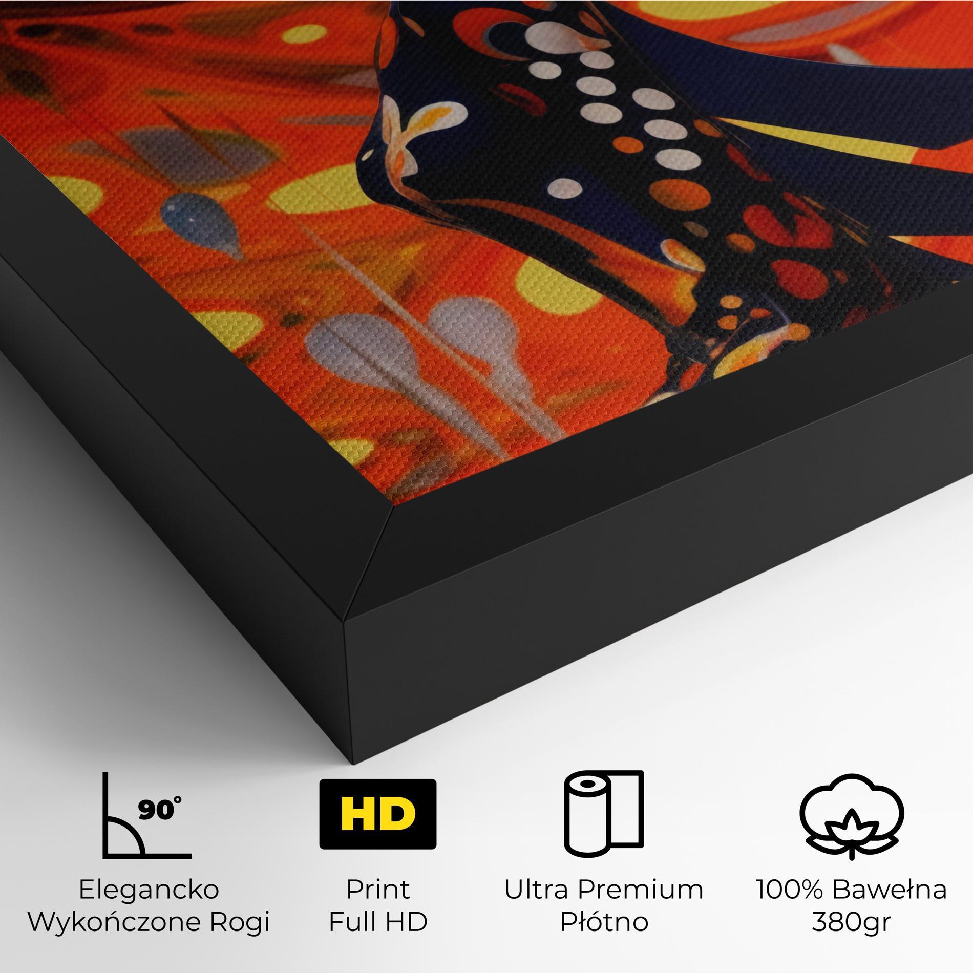 Obraz na Płótnie Big Orange Accesories mockup 4