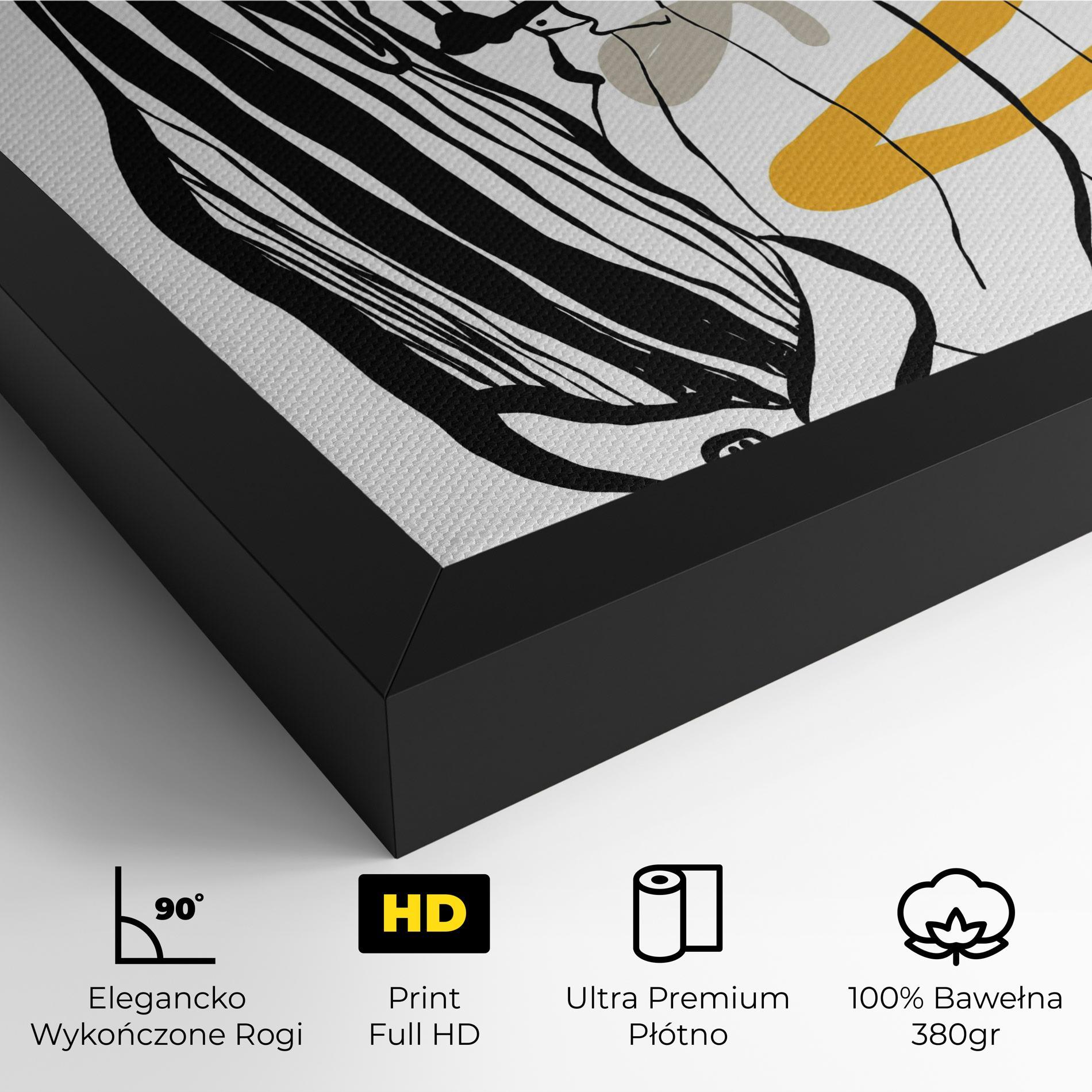 Obraz na Płótnie Modern Outfit Line mockup 4