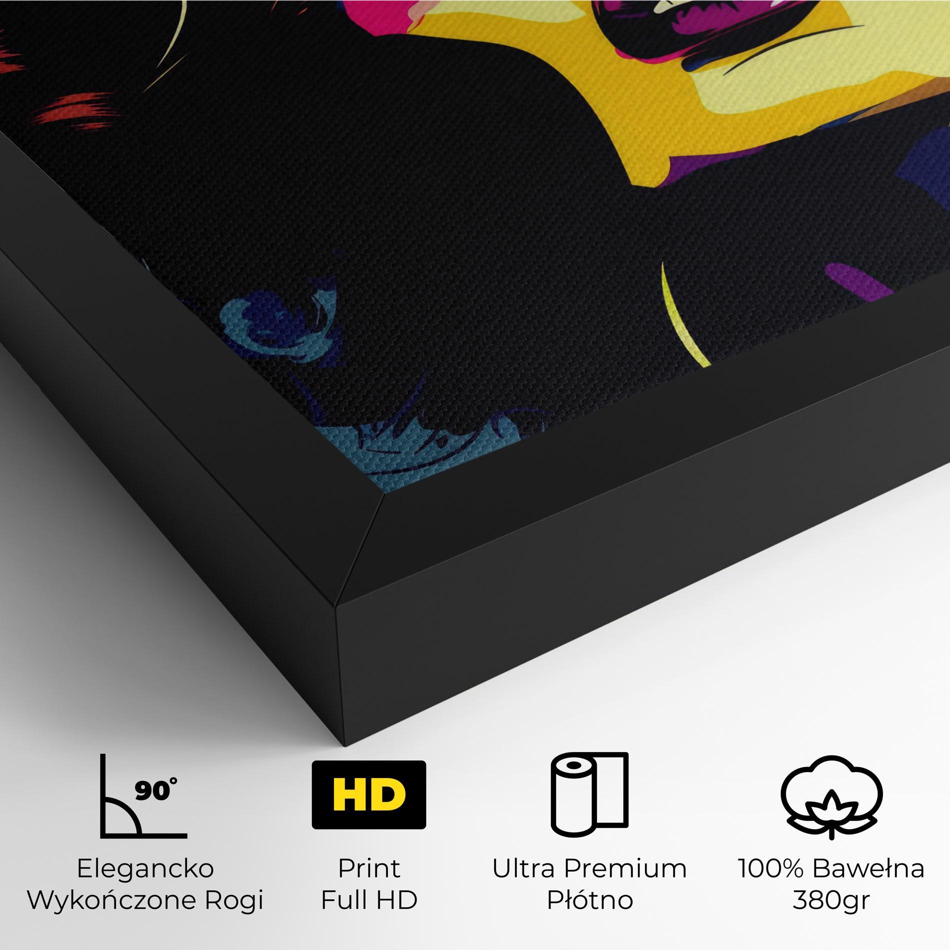 Obraz na Płótnie Pop Art Portrait Woman mockup 4