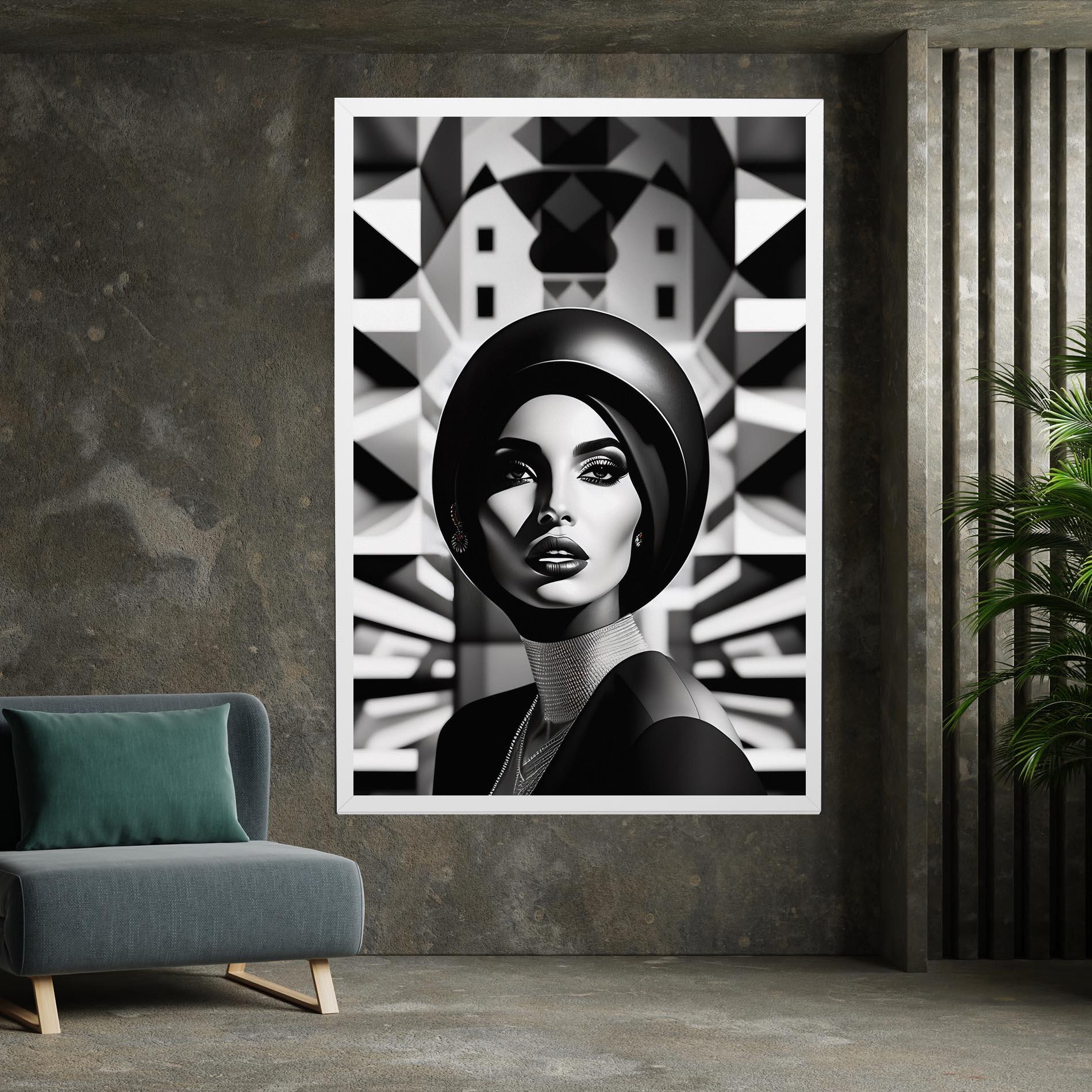 Obraz na Płótnie Big Black Hat mockup 7