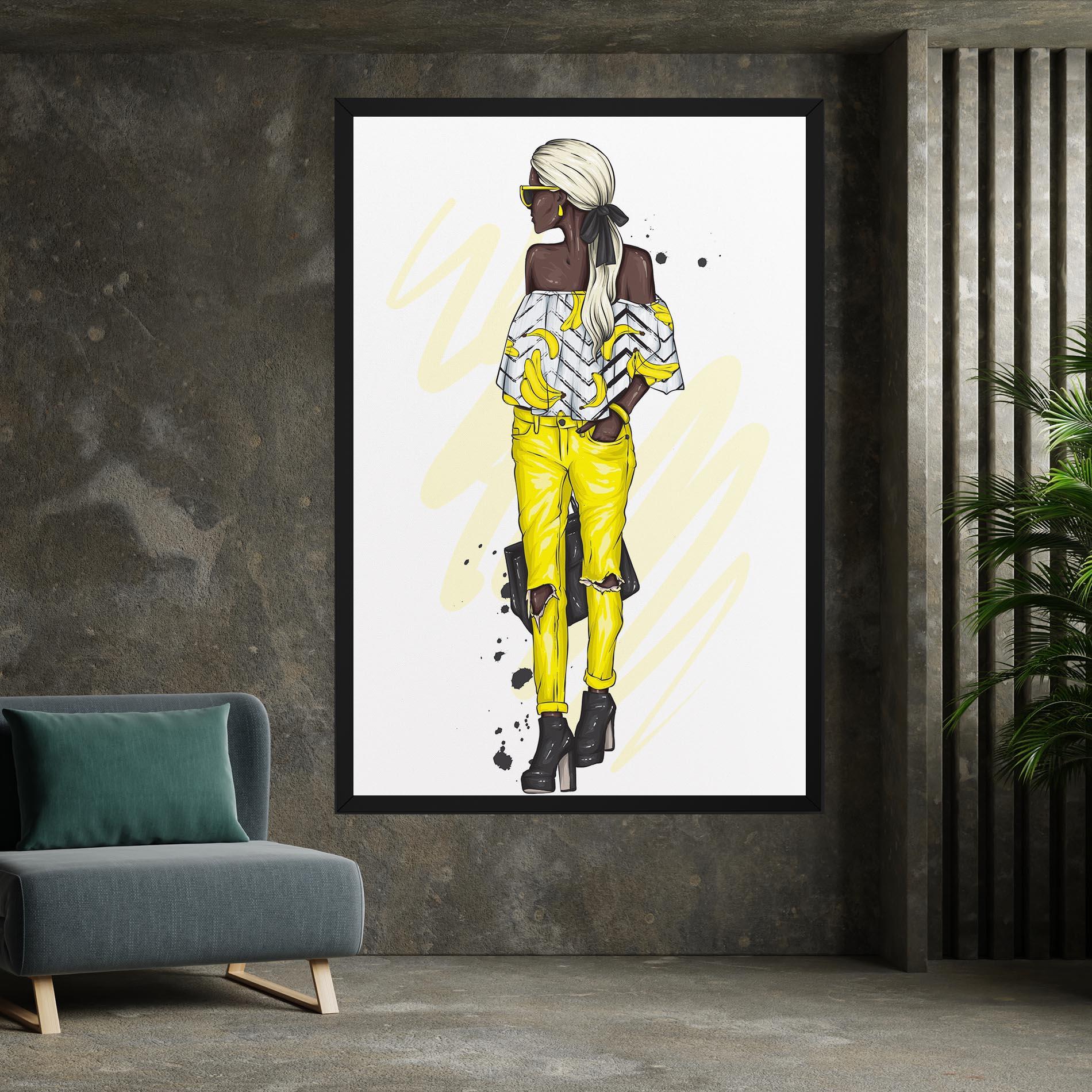 Obraz na Płótnie Banana Blouse mockup 7